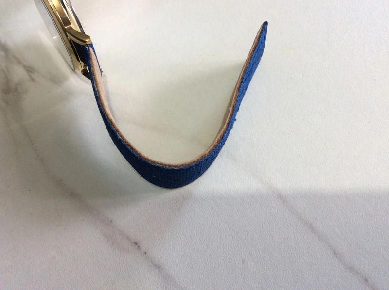 Designer Shore men's white dial blue strap watch Size ONE SIZE - 6 Thumbnail