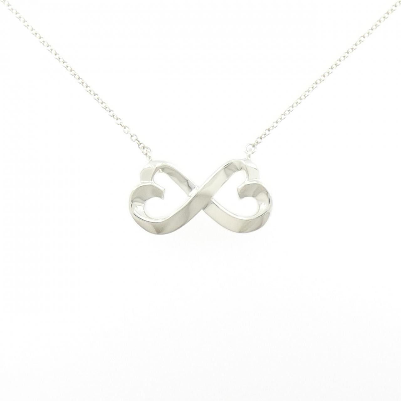 Tiffany & Co. Tiffany & Co. Tiffany Double Loving Heart 925 Silver Necklace Precious Metal Necklace DUTY FREE for USA Size ONE SIZE - 1 Thumbnail