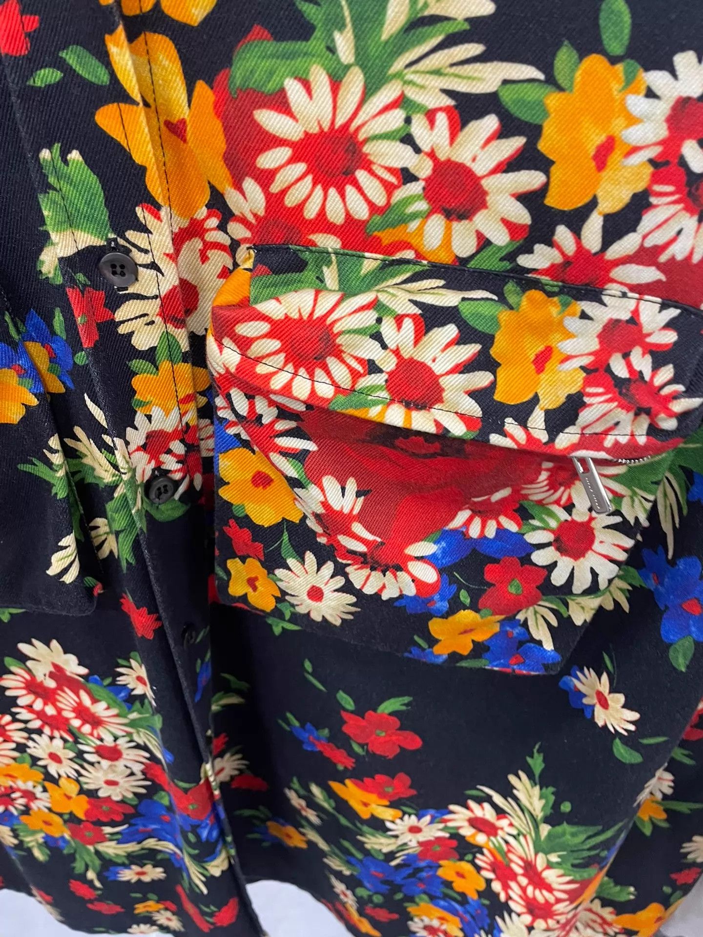 Miu Miu MIU MIU Authentic New Floral Long Sleeve Shirt Jacket Size XS / US 0-2 / IT 36-38 - 3 Thumbnail
