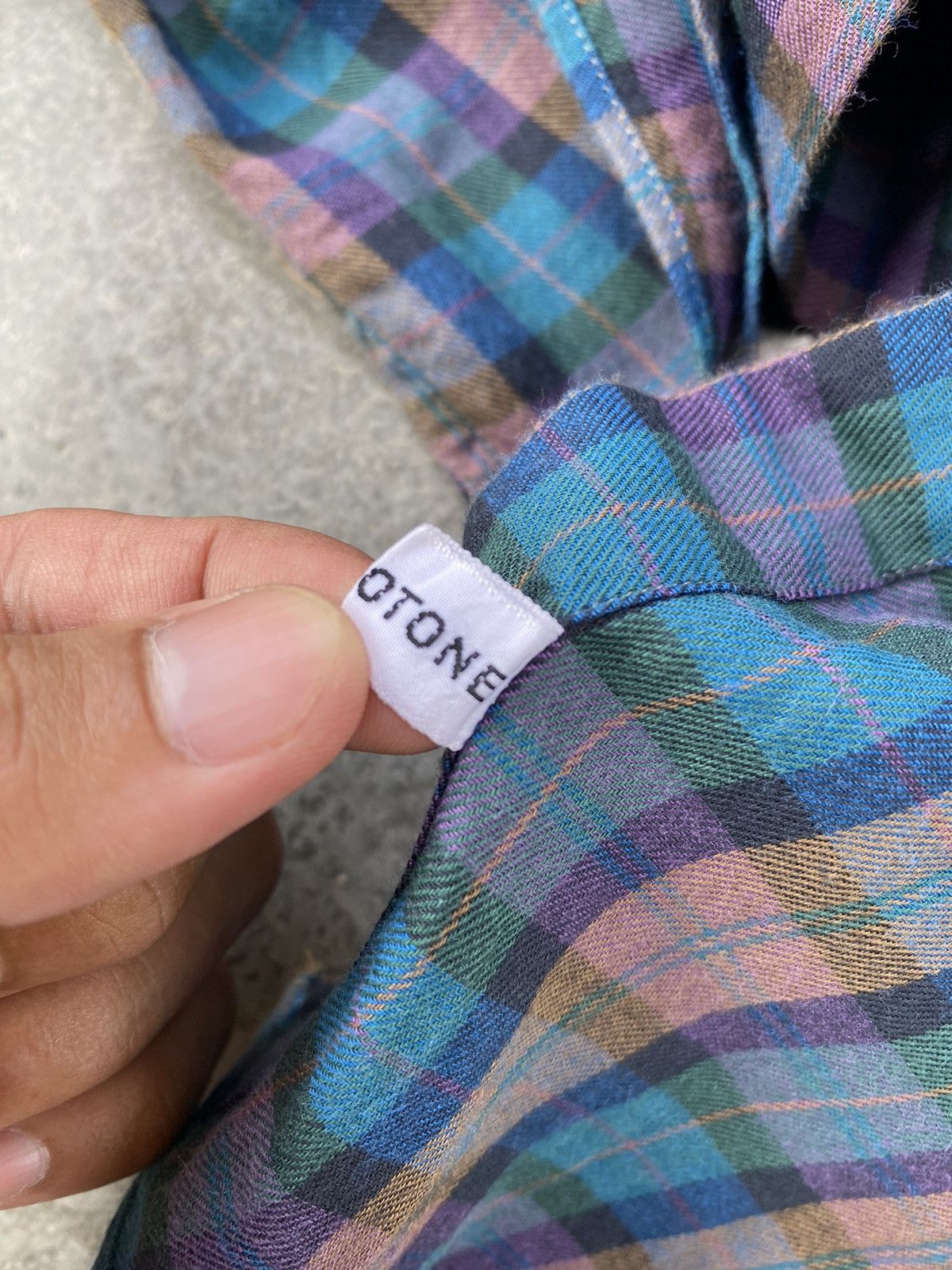 Givenchy Vintage 70s Givenchy Gentleman Paris Plaid Button Ups Size US M / EU 48-50 / 2 - 5 Thumbnail