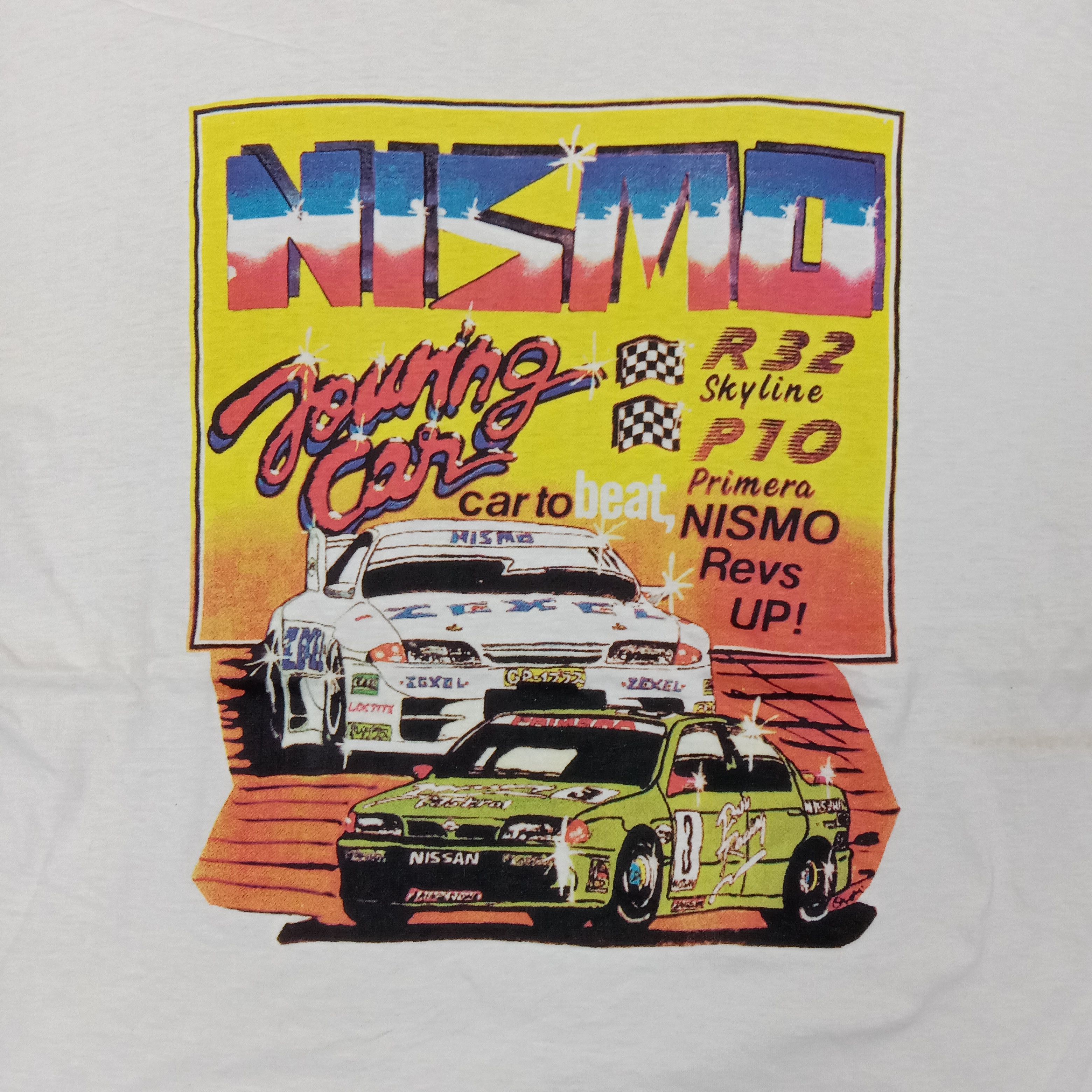 Nissan Nismo Skyline Primera Racing 90's T-shirt C259N29 Size US L / EU 52-54 / 3 - 2 Thumbnail