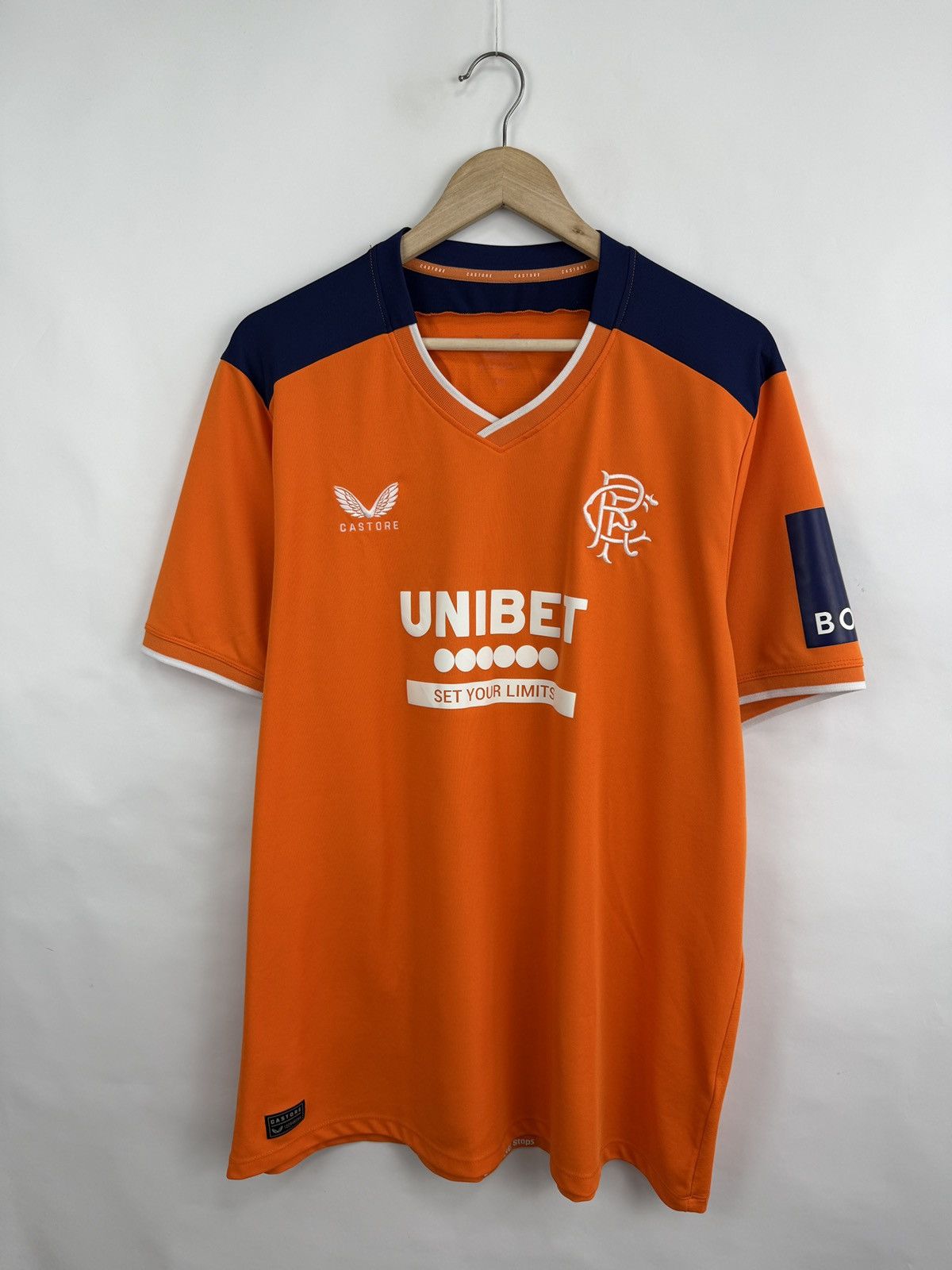 Castore 🏴󠁧󠁢󠁳󠁣󠁴󠁿 2022/23 Castore Glasgow Rangers Home Third Jersey Shirt Size US XXL / EU 58 / 5 - 3 Thumbnail