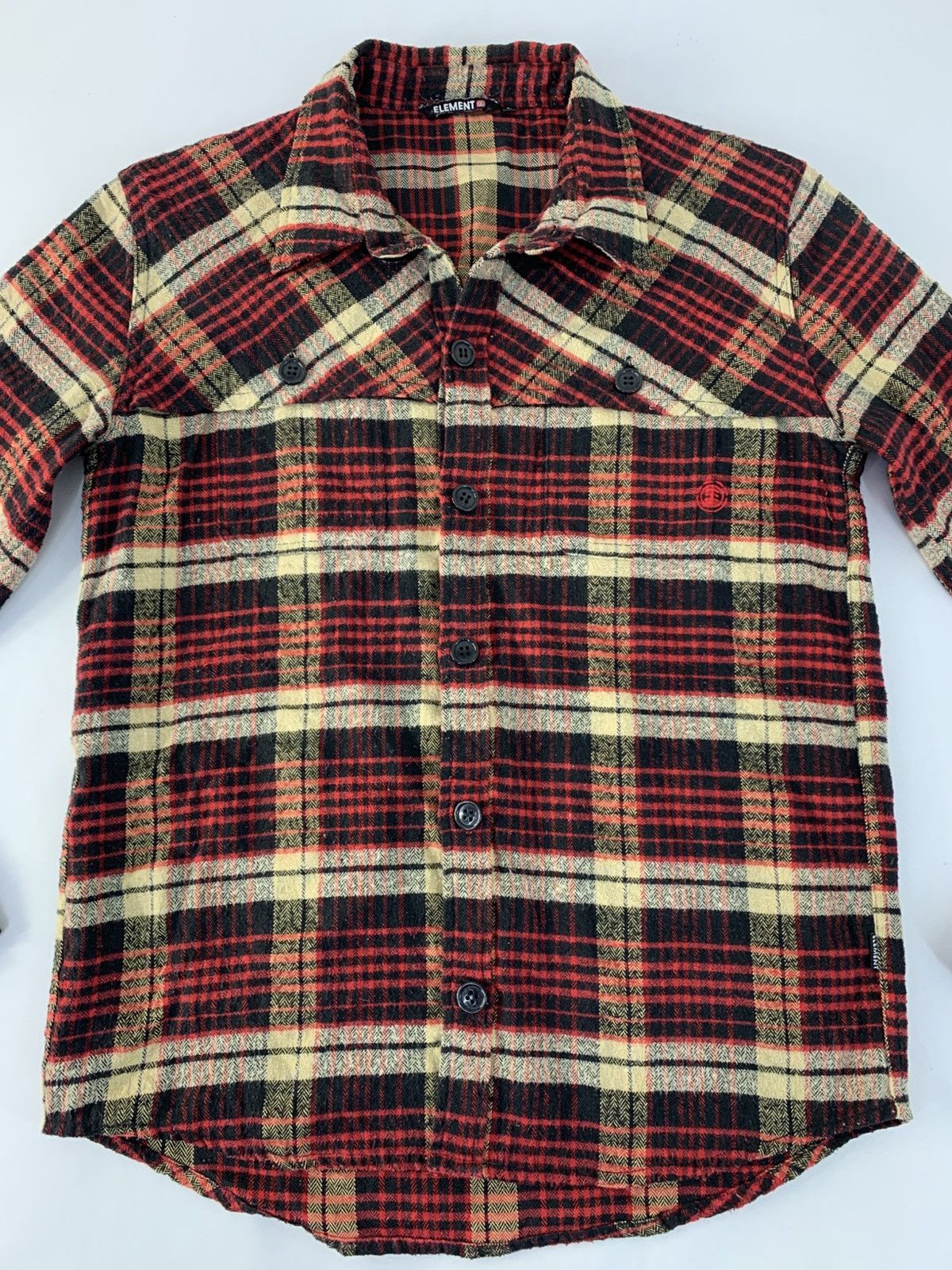 Element Element Western Button Up Flannel Plaid Checked Herringbone Size US M / EU 48-50 / 2 - 3 Thumbnail