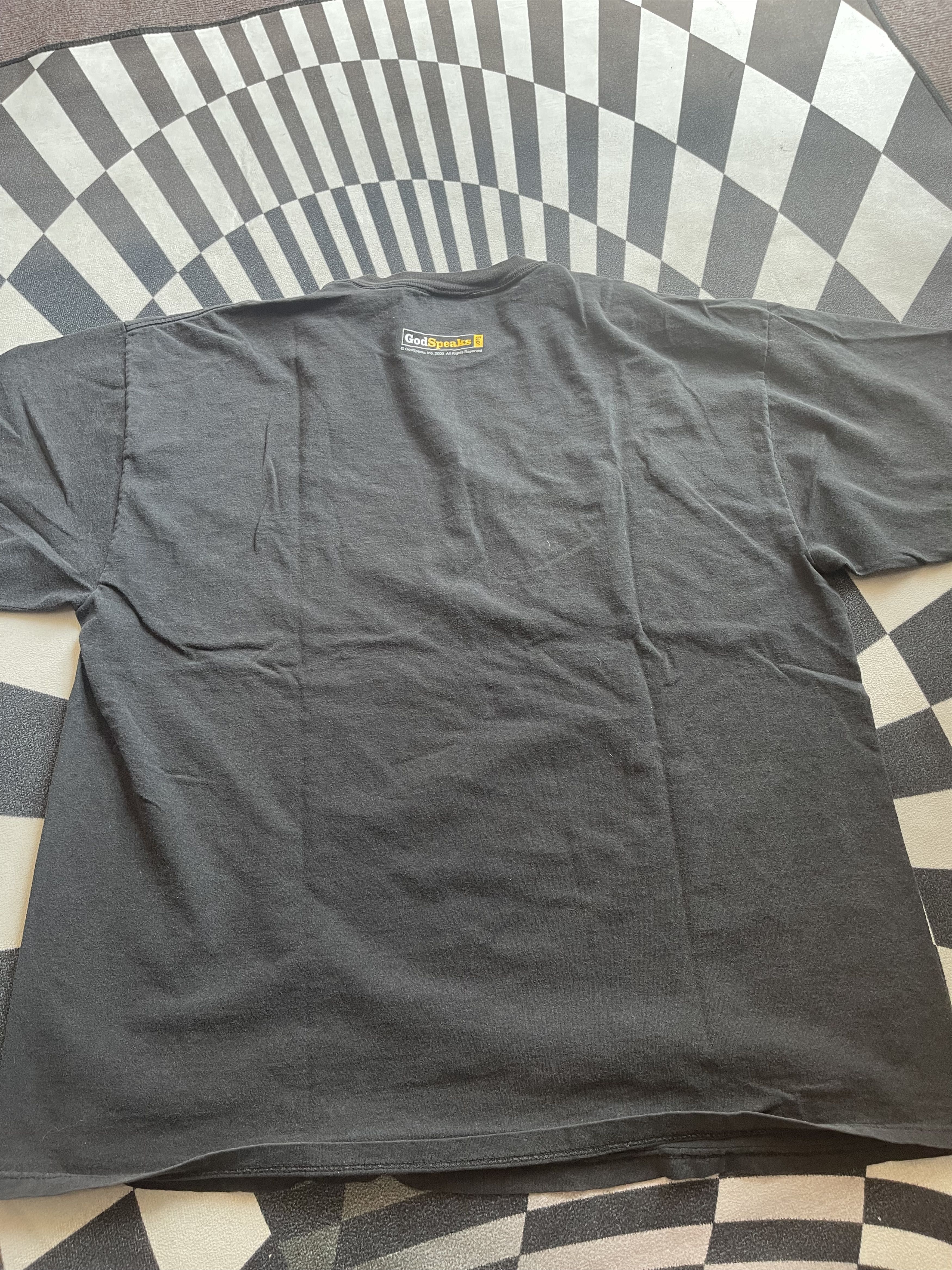 Vintage Vintage 1999 GodSpeaks "Love Thy Neighbor" T-Shirt Size US XL / EU 56 / 4 - 6 Thumbnail