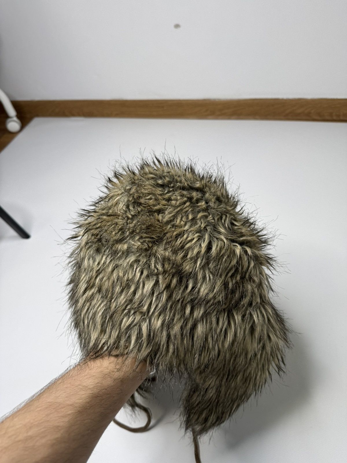 Vintage Vintage avant garde fur ushanka hat if6was9 lgb drip sk8 y2k Size ONE SIZE - 4 Thumbnail