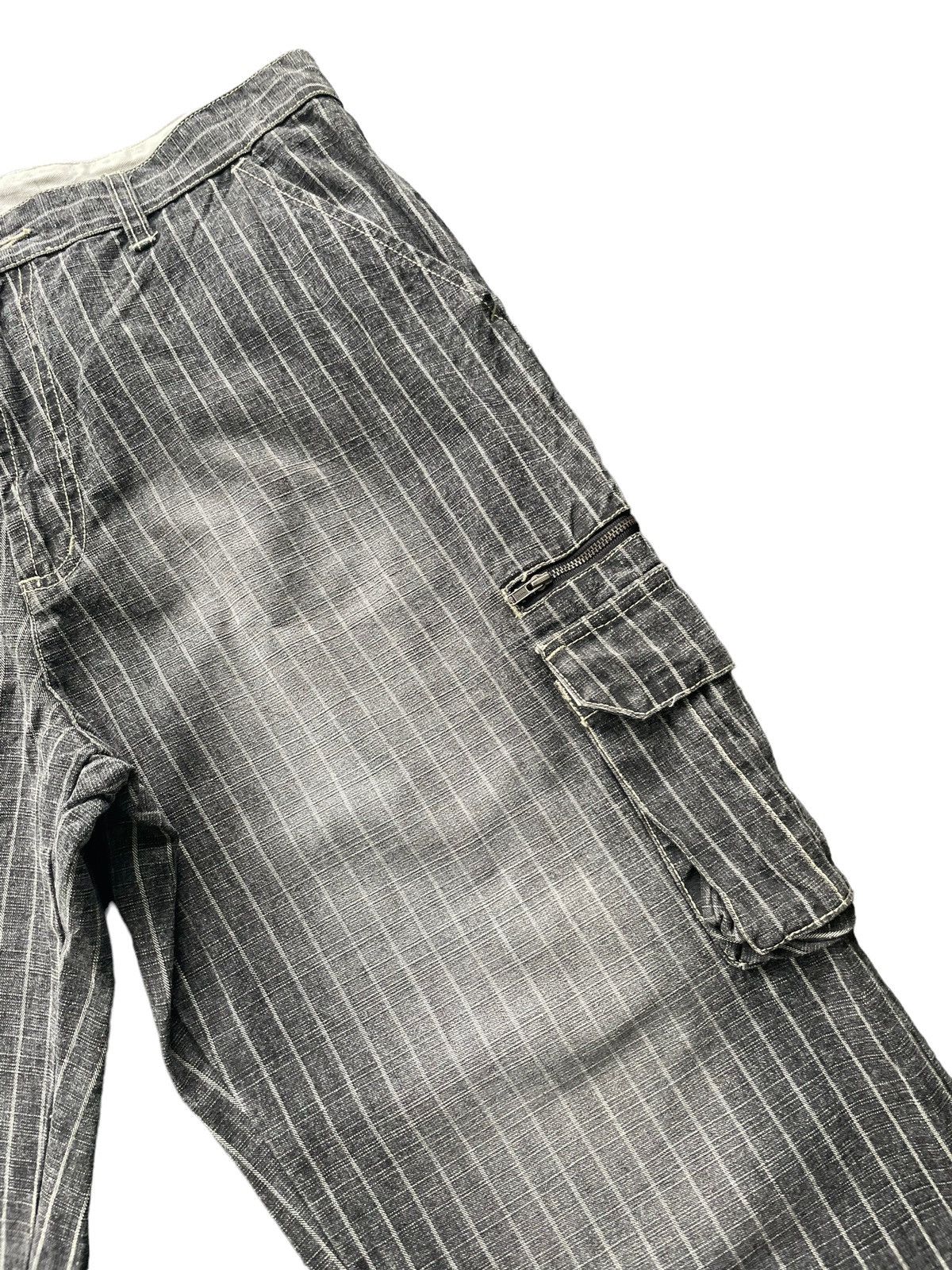 If Six Was Nine × Japanese Brand × Le Grande Bleu (L.G.B.) Allix Design Stripe Cargo Pant Size US 32 / EU 48 - 4 Thumbnail