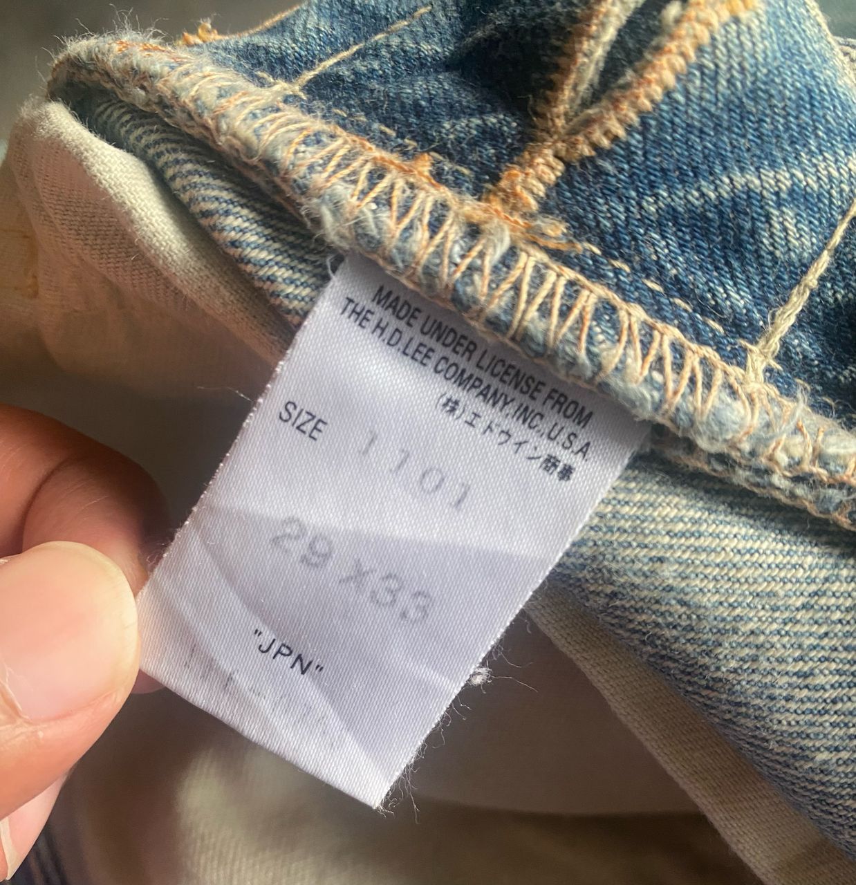 Lee VINTAGE LEE COWBOY SELVEDGE DENIM Size US 31 - 18 Thumbnail