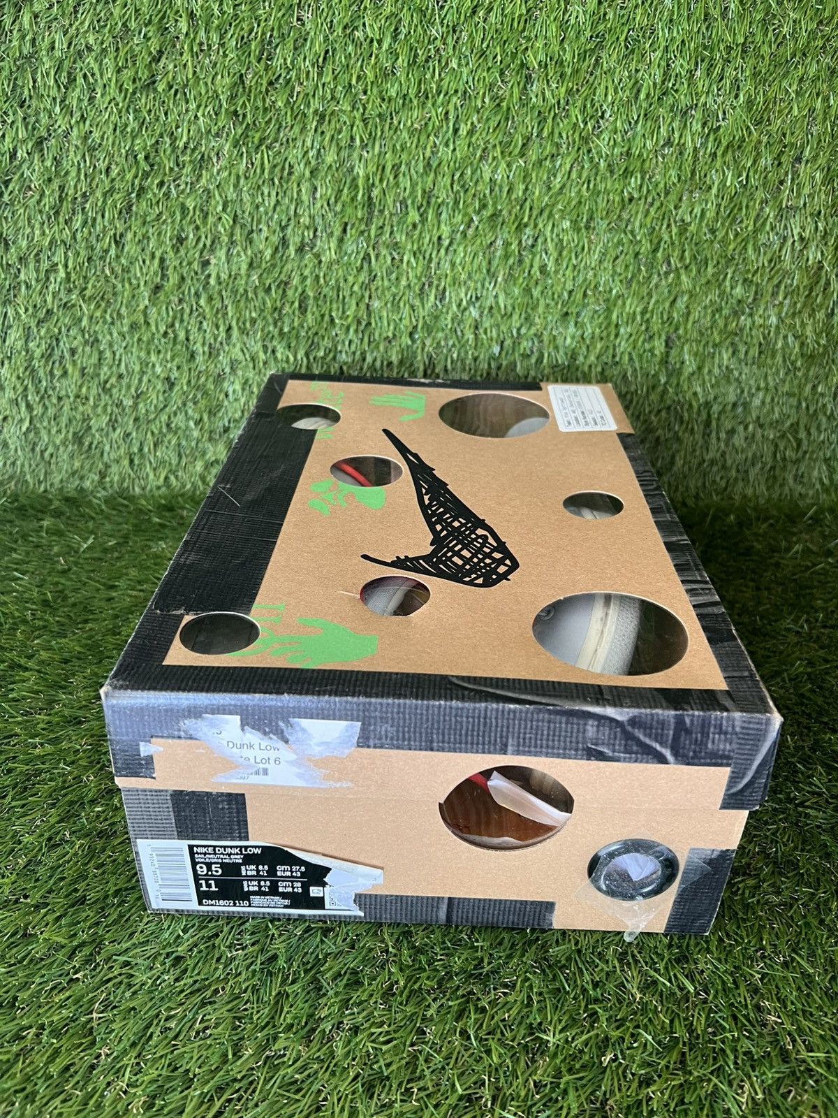 Nike × Off-White Nike Dunk Low Off-White Lot 6 Size US 9.5 / EU 42-43 - 15 Thumbnail