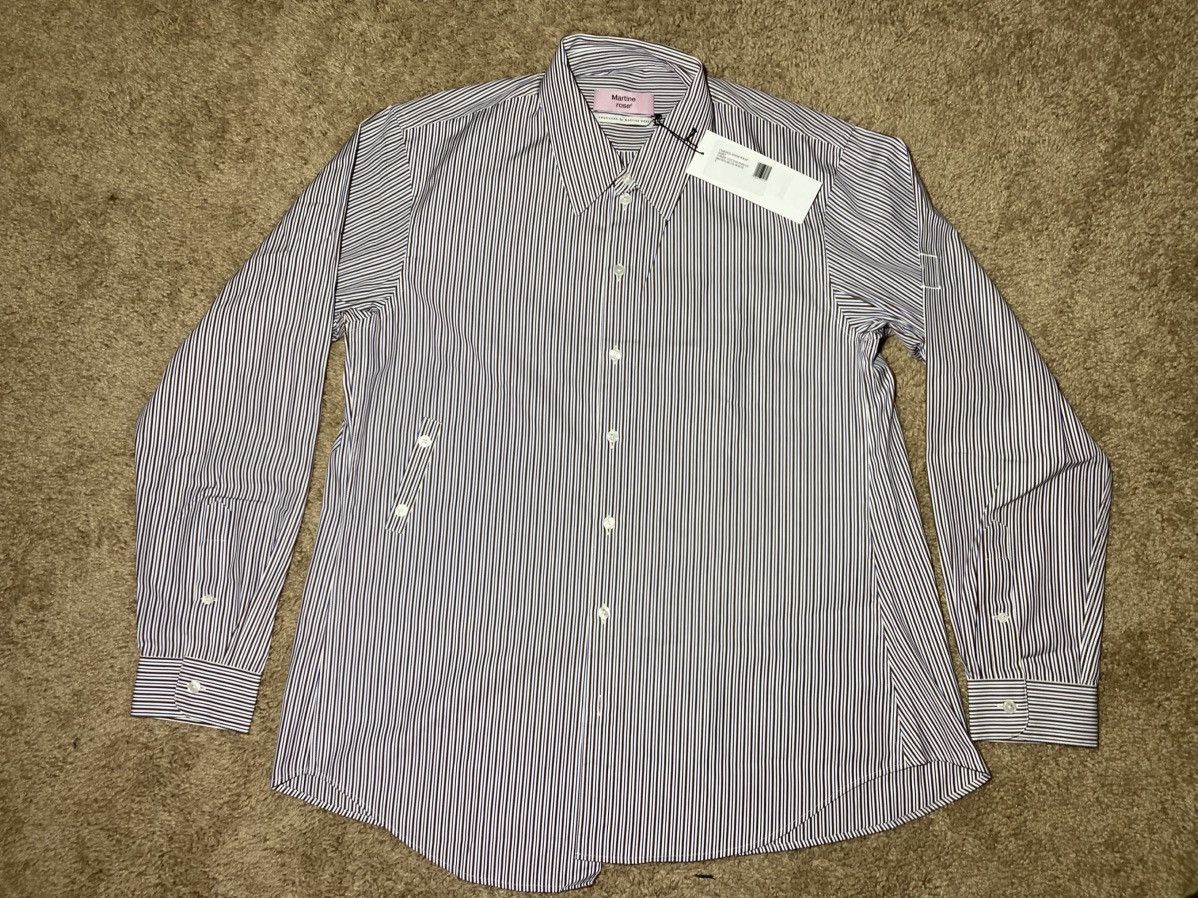 Martine Rose New SS22 Martine Rose Wrap Shirt Striped 2022 Logo Classic Size US S / EU 44-46 / 1 - 3 Thumbnail