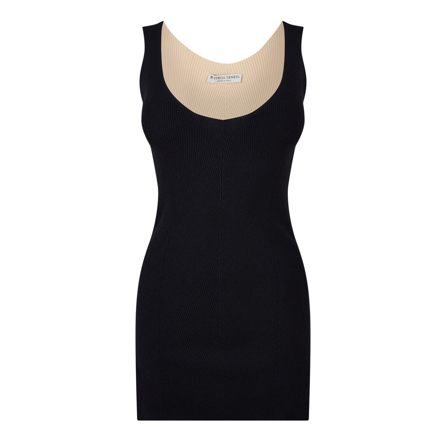 Bottega Veneta Bottega Veneta Scoop Neck Slim Fit Tank in Black Size S / US 4 / IT 40 - 1 Thumbnail