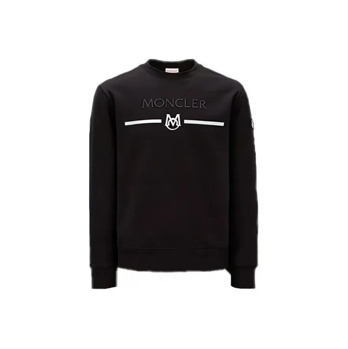 Moncler Moncler FW22 Logo Embroidery Men's Crewneck Sweatshirt Size US L / EU 52-54 / 3 - 1 Thumbnail