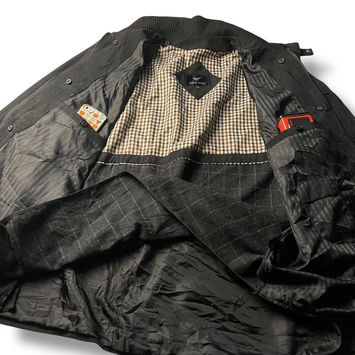 Giorgio Armani VINTAGE GIORGIO ARMANI BUTTON UP FULL ZIP JACKET Size US XXL / EU 58 / 5 - 15 Thumbnail