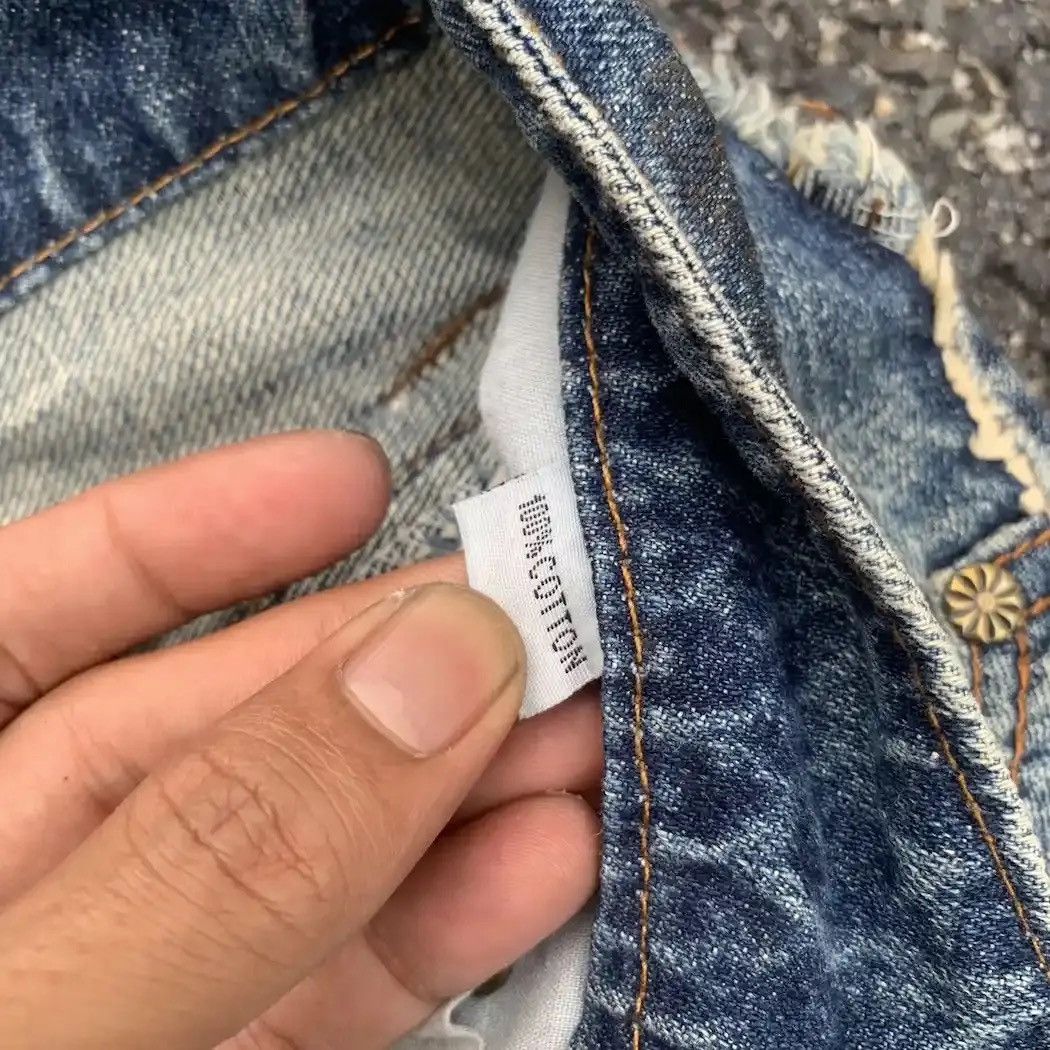 Japanese Brand JAPANESE RUSTY DIRTY DENIM 30x32 RIPPED FLARE BOOTCUT PANTS Size US 30 / EU 46 - 8 Thumbnail