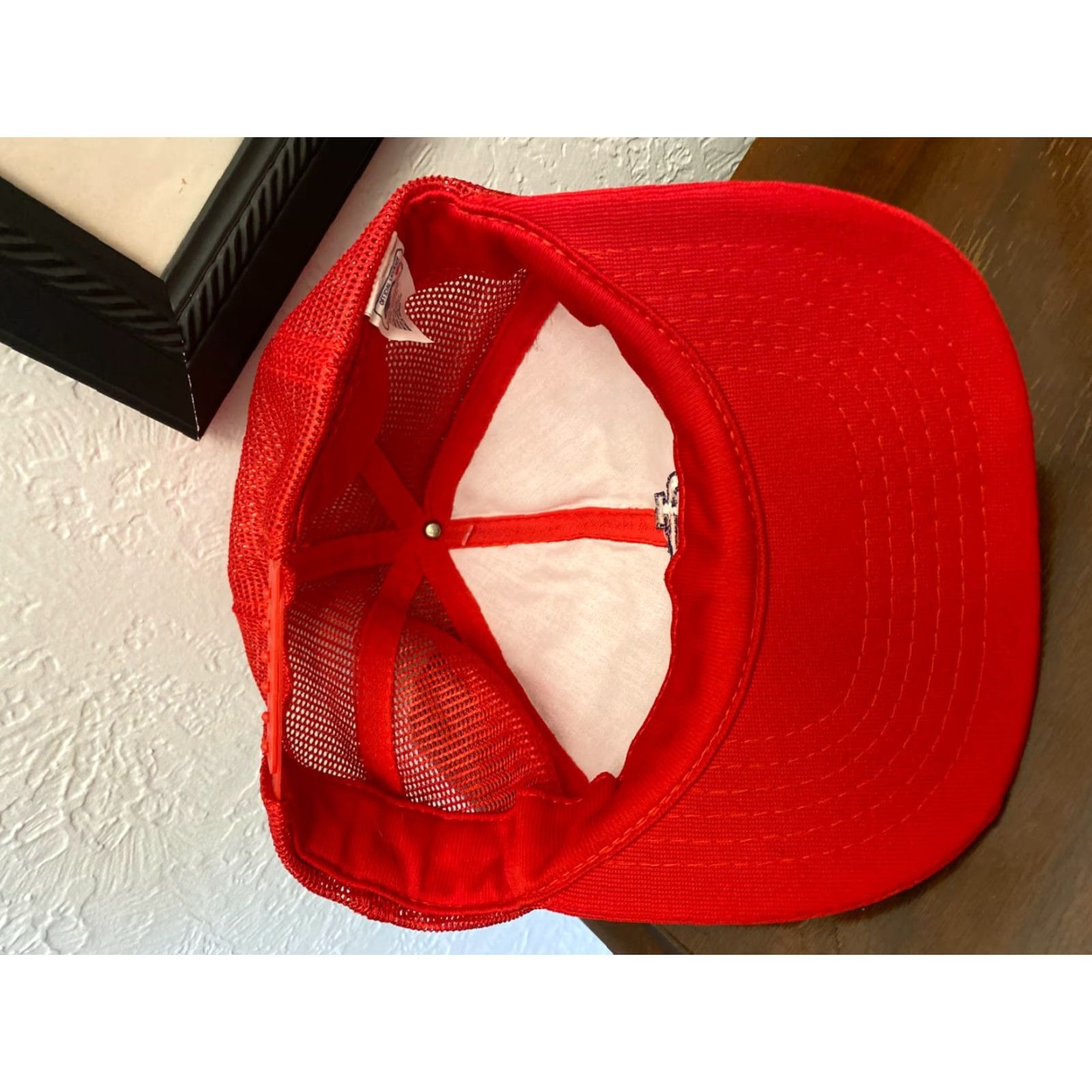 Twins VINTAGE 1980s STL Cardinals MLB Trucker Hat Cap BY Twins Red Adjustable Men’s Cap Size ONE SIZE - 4 Thumbnail