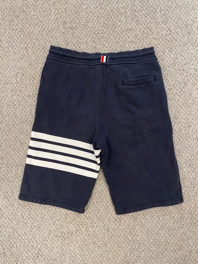 Thom Browne Thom Browne size2 Classic navy blue sports shorts Size US 26 / EU 42 - 1 Thumbnail