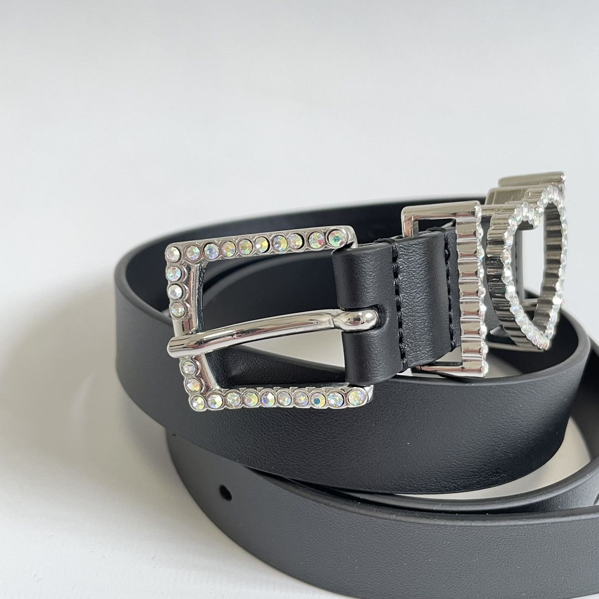 Y/Project Rhinestone ‘I Heart Y’ Buckle Belt Size 32 - 4 Thumbnail