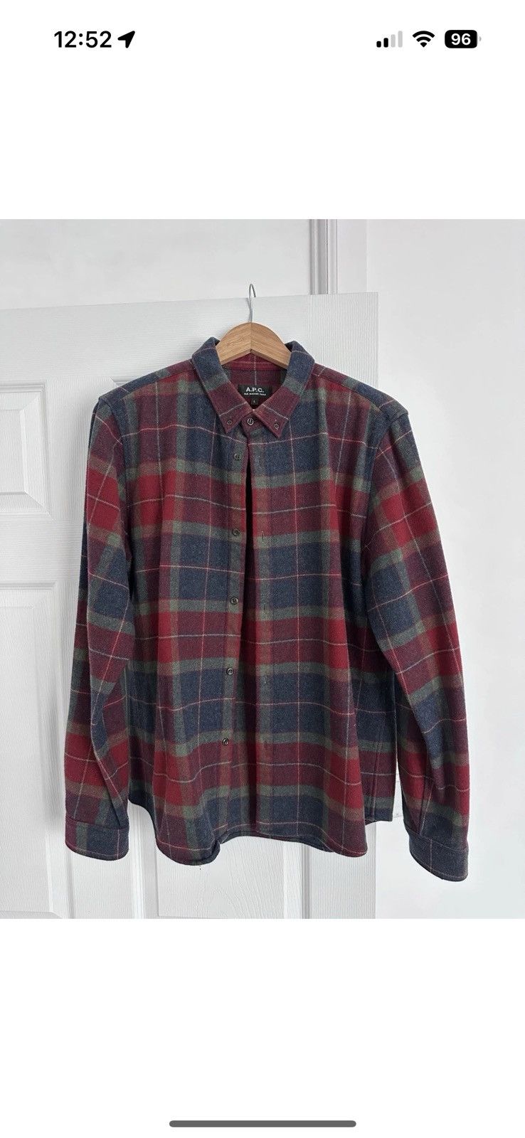 A.P.C. APC Wool check flannel Size US L / EU 52-54 / 3 - 1 Thumbnail