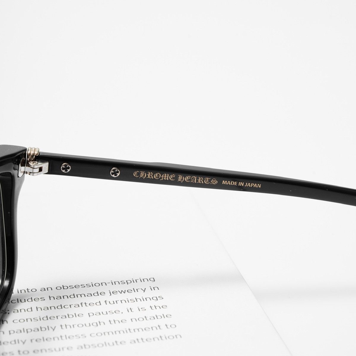 Chrome Hearts CHROME HEARTS LITTLE DINGER BLACK- 18KGP GLASSES Size ONE SIZE - 4 Thumbnail
