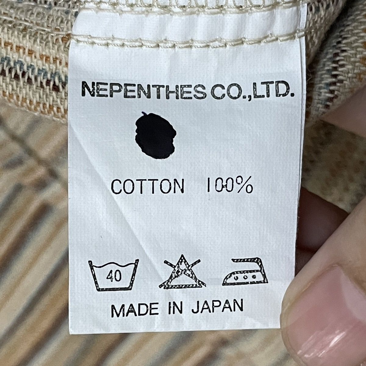 Japanese Brand Rare Vintage Japanese Brand Nepenthes Pullover Shirt 1990s Size US L / EU 52-54 / 3 - 9 Thumbnail
