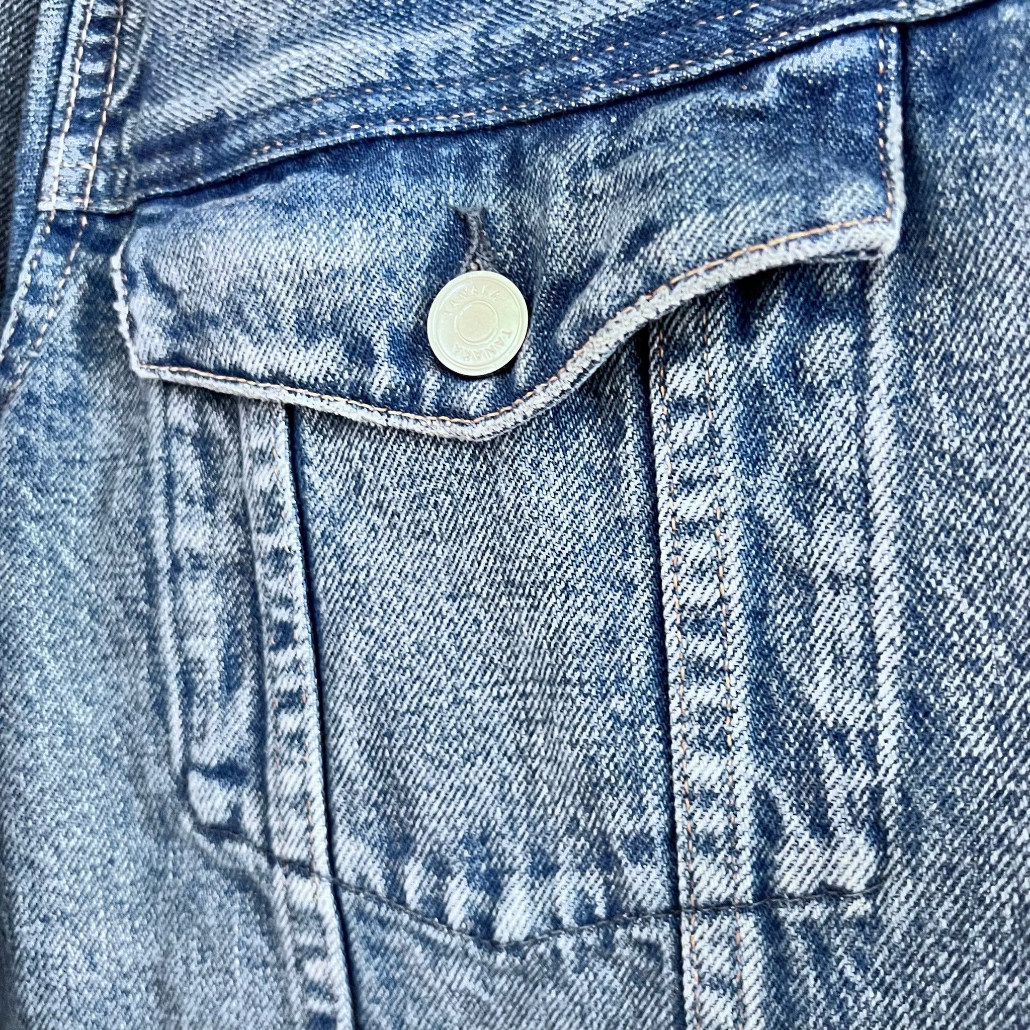 TANAKA Rare Tanaka Classic Jean Jacket Back Taped Size L / US 10 / IT 46 - 4 Thumbnail