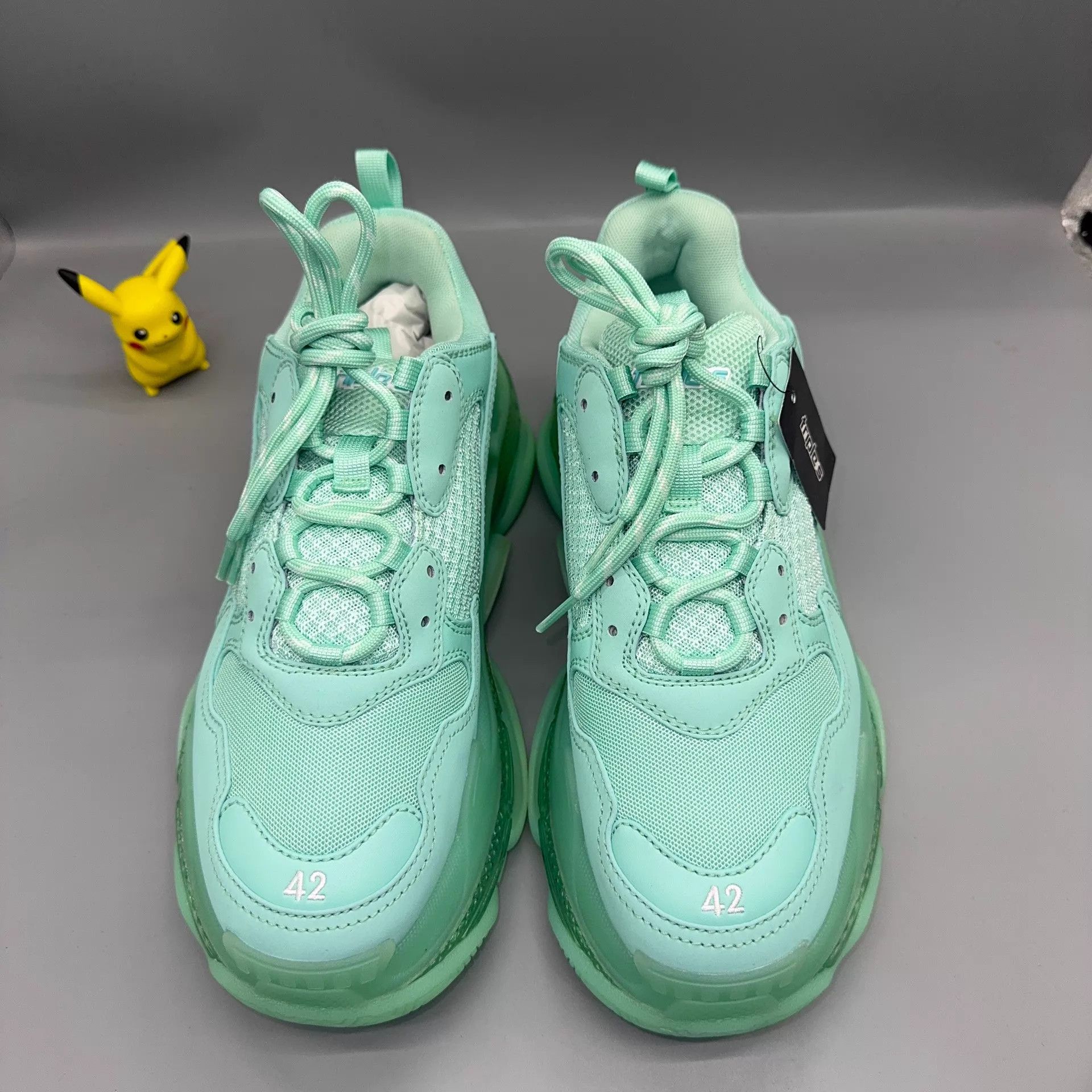 Balenciaga Balenciaga Triple S Blue Size 42 Size US 9 / EU 42 - 2 Thumbnail