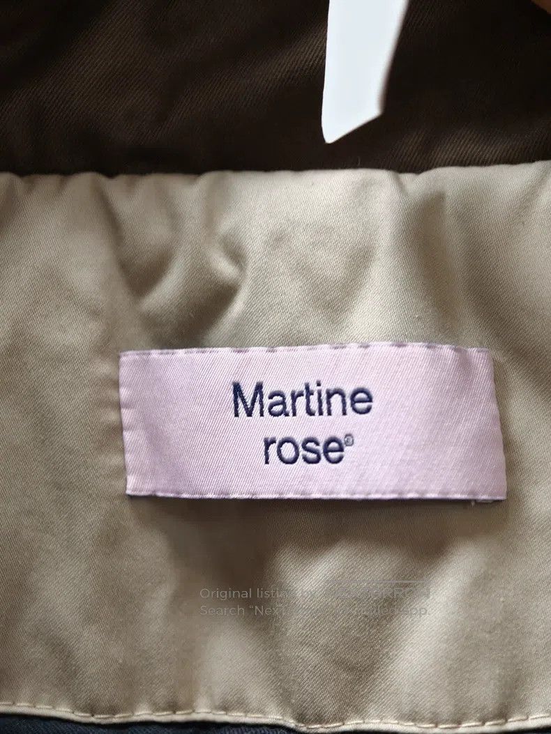 Martine Rose Martine Rose Contrasting mid-length irregular cotton trenc Size S / US 4 / IT 40 - 2 Thumbnail
