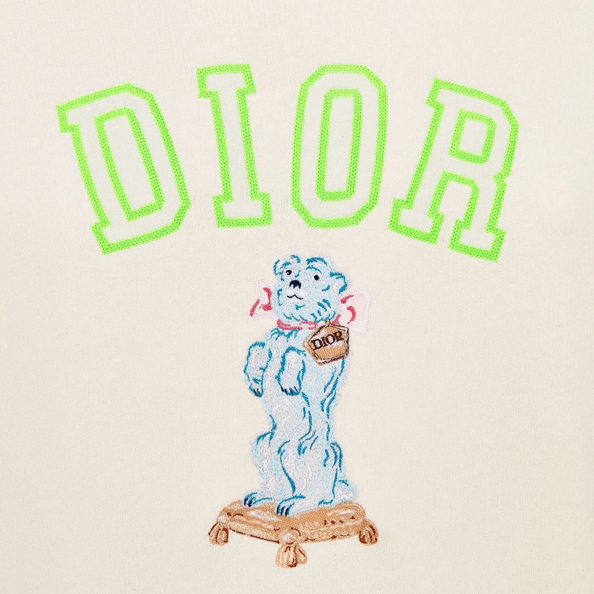 Dior o1bcso1str0226 Relaxed-Fit Bobby Sweatshirt in White Size US L / EU 52-54 / 3 - 3 Thumbnail