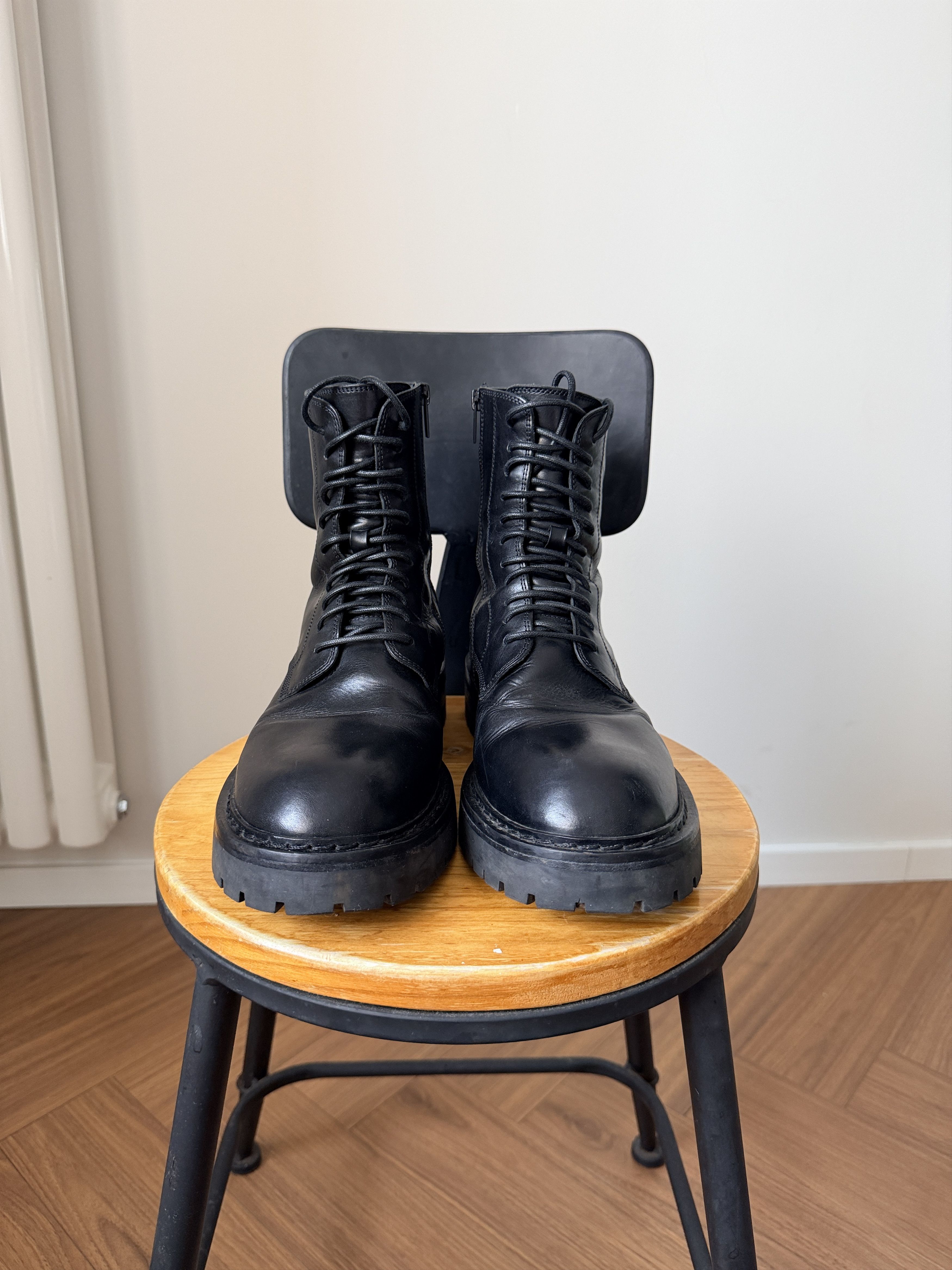 Ann Demeulemeester Ann Demeulemeester Alec Lug Sole Combat Boots Size US 10 / EU 43 - 3 Thumbnail