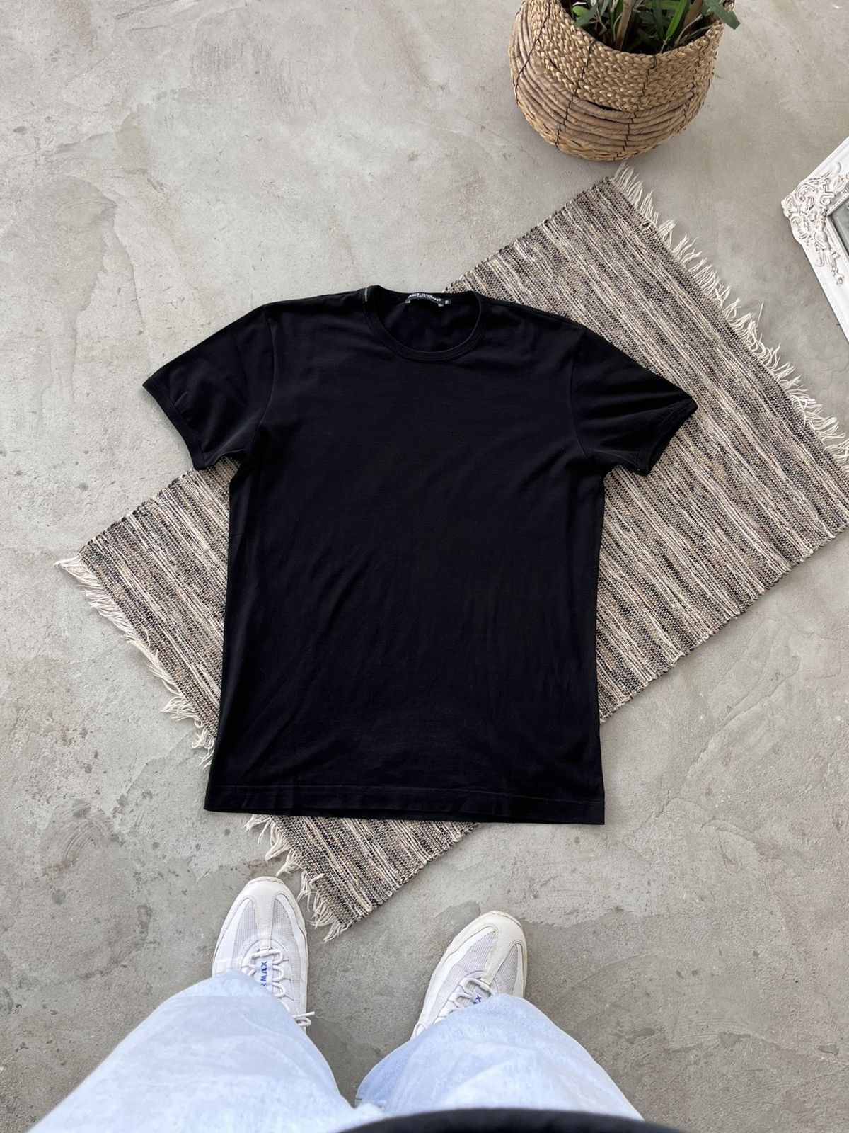 Dolce & Gabbana Vintage Dolce Gabbana Black TShirt Luxury Minimal Blank Tee Size US M / EU 48-50 / 2 - 1 Thumbnail