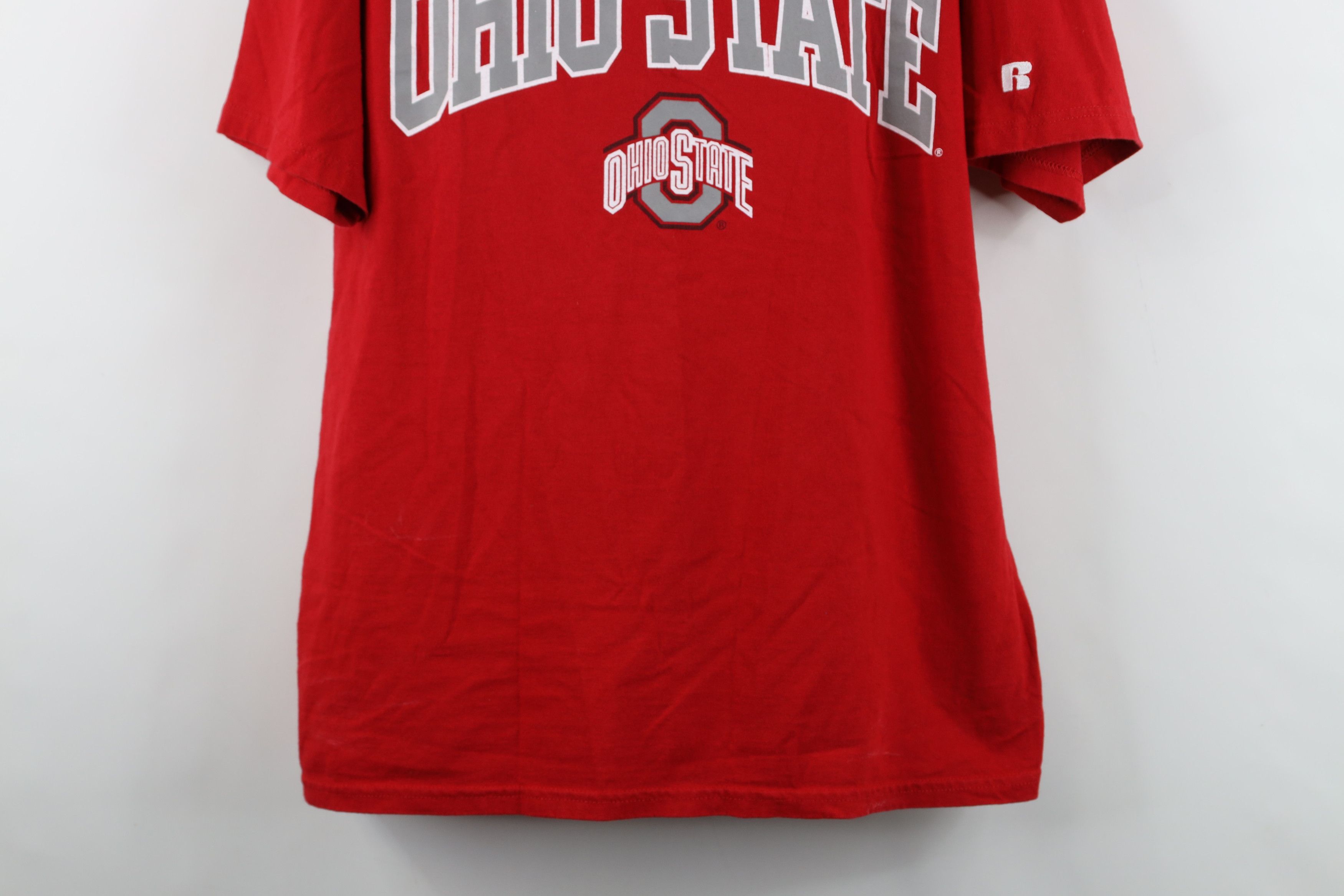 Russell Athletic Vintage 90s Russell Athletic Ohio State University T-Shirt Size US L / EU 52-54 / 3 - 3 Thumbnail