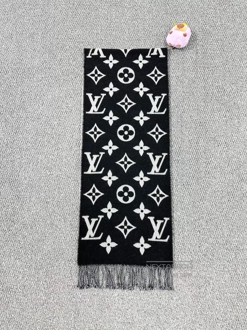 Louis Vuitton Louis Vuitton Black and white double-sided full-printed lo Size ONE SIZE - 2 Thumbnail