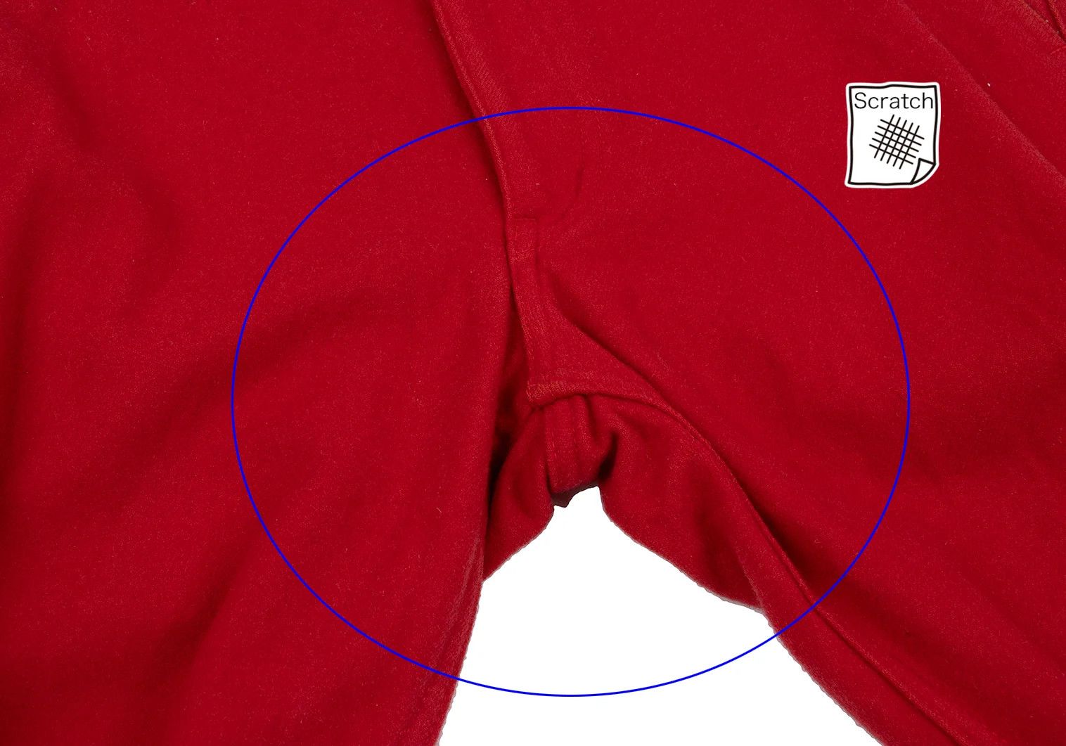 Comme des Garcons Homme Plus Wool Nylon Tapered Pants in Red, Size SS Size US 36 / EU 52 - 4 Thumbnail