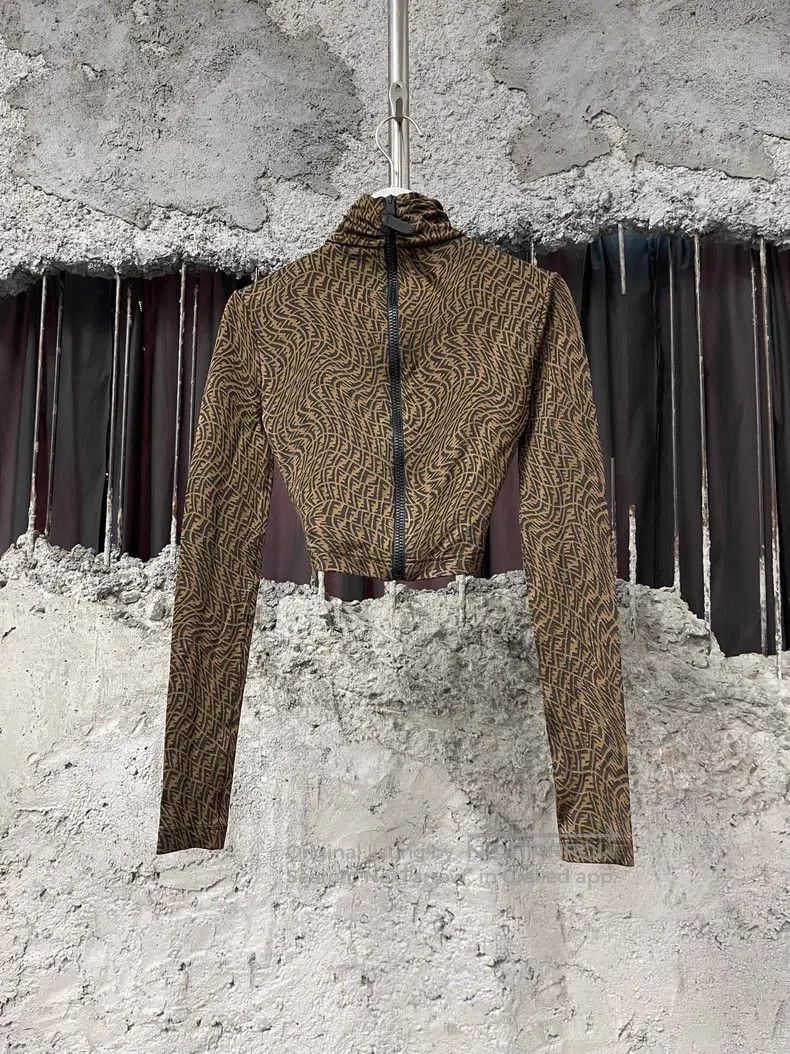 Fendi Fendi Turtleneck long-sleeve Size XXS / US 00 / IT 34 - 2 Thumbnail