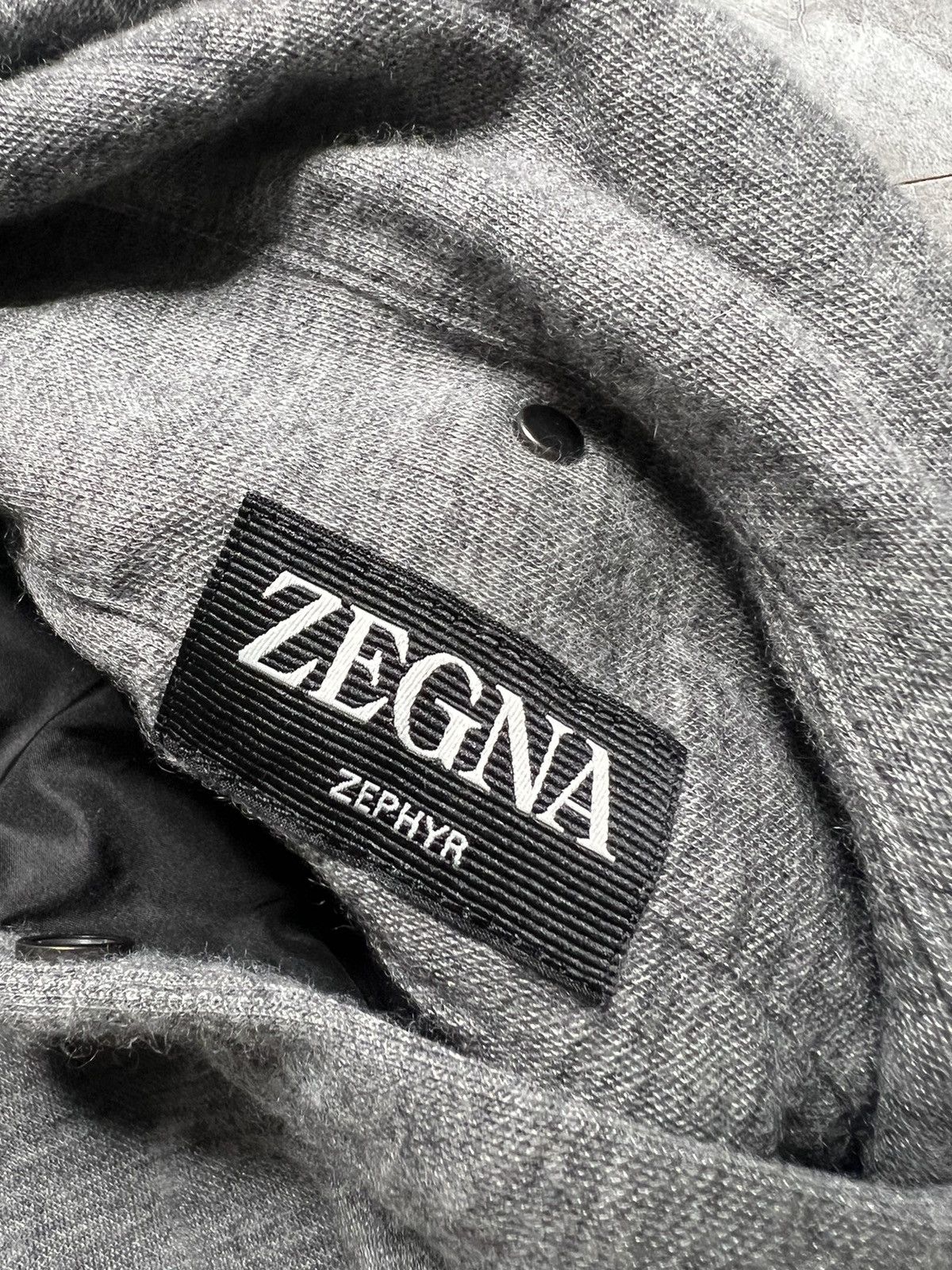 Ermenegildo Zegna Zegna Logo Reversible Zephyr Vest Size US L / EU 52-54 / 3 - 8 Thumbnail