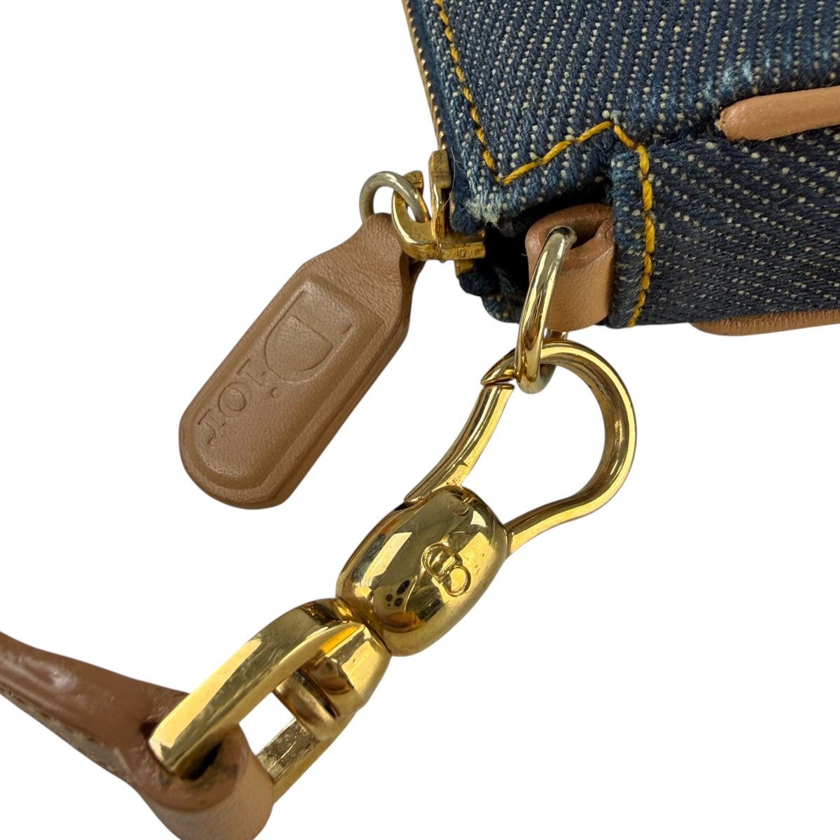 Dior Dior Denim Mini Saddle Bag Size ONE SIZE - 9 Thumbnail