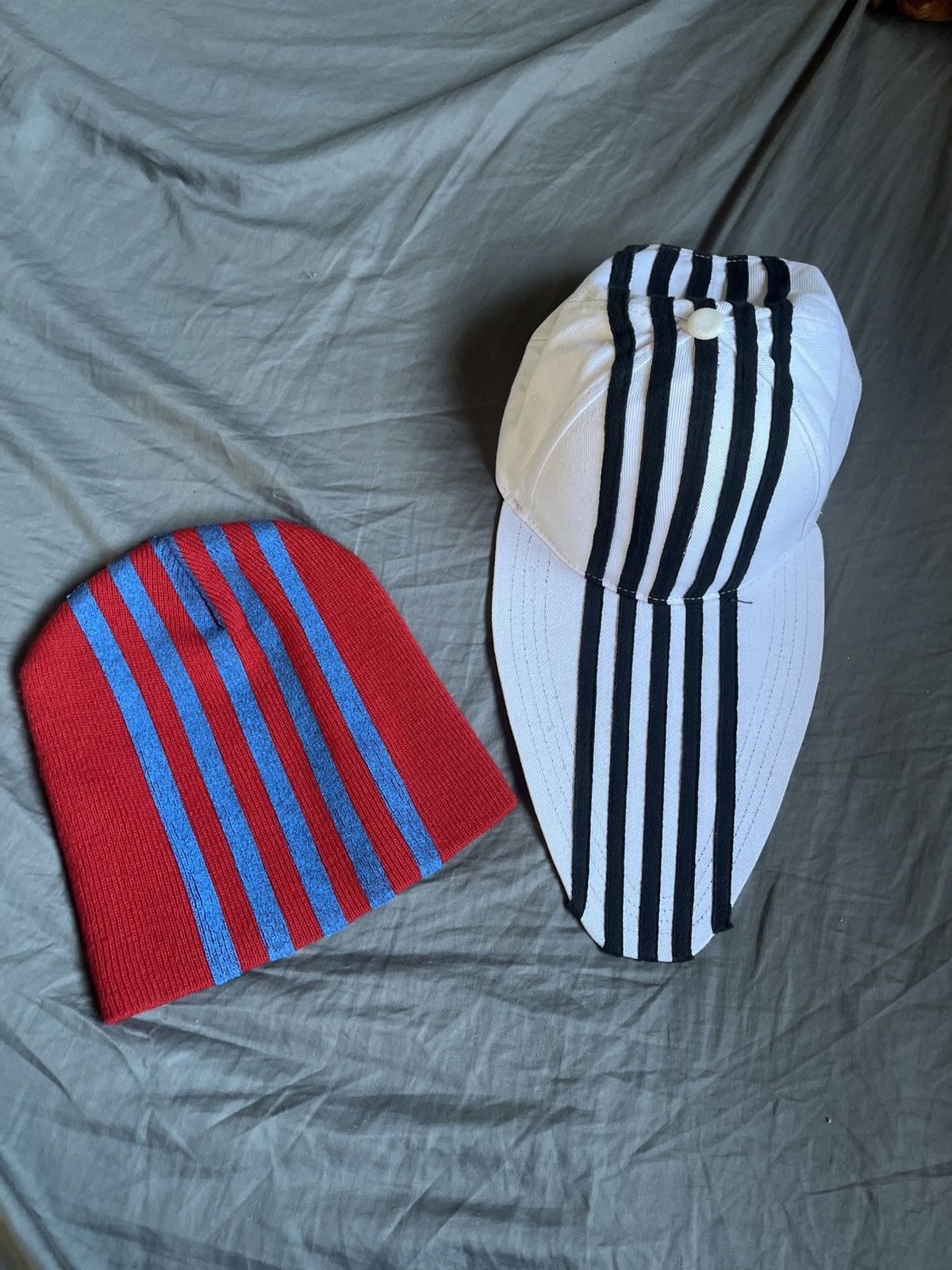 Yori Extended Brim Hat + Yori 5 Stripe beanie