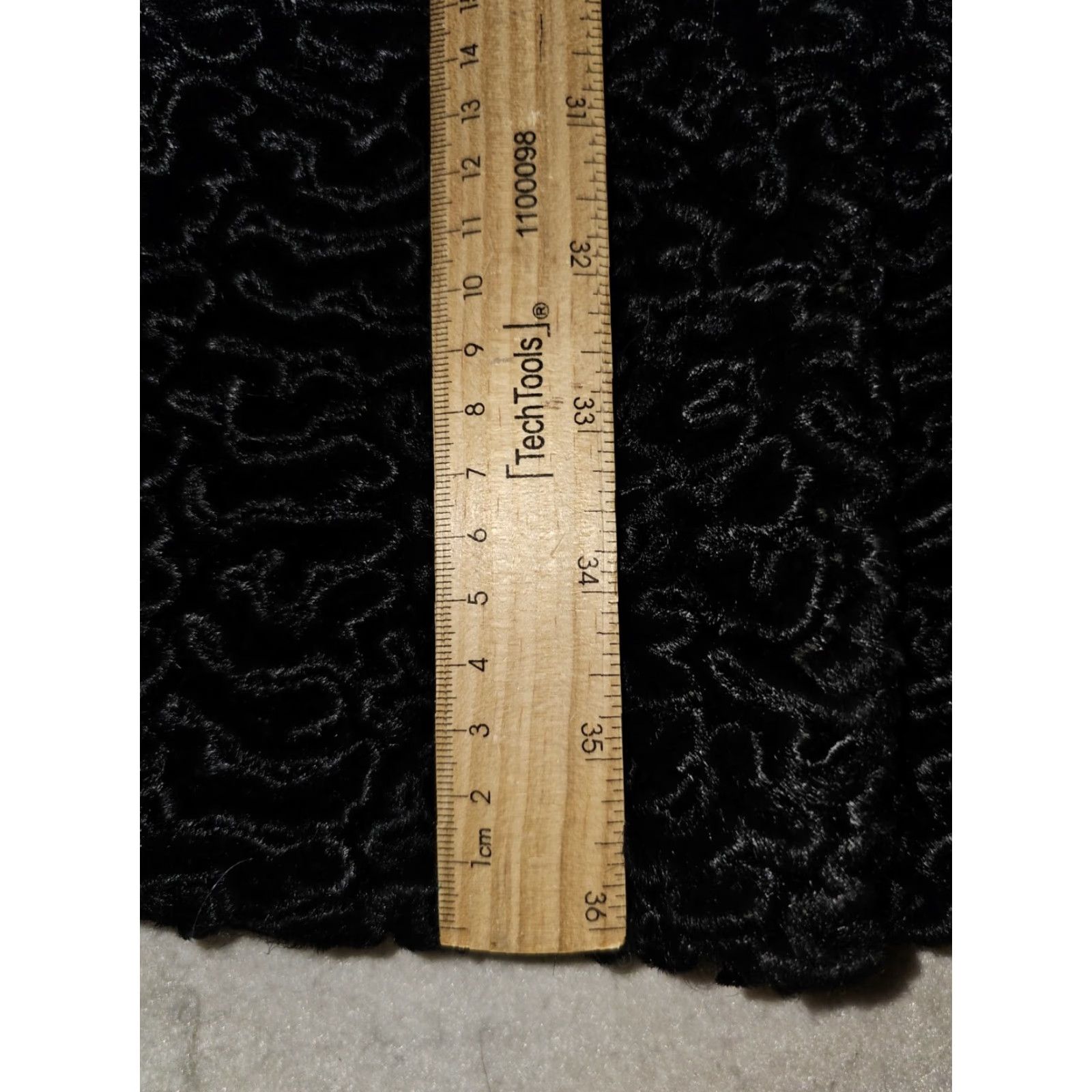 Vintage VINTAGE Lou Nierenberg Parisienne Black Brocade Fur Collared Overcoat Coat L/XL Adults Mens Womens 1960s Swing Cocktail fur Mink Button Up Size L / US 10 / IT 46 - 8 Thumbnail