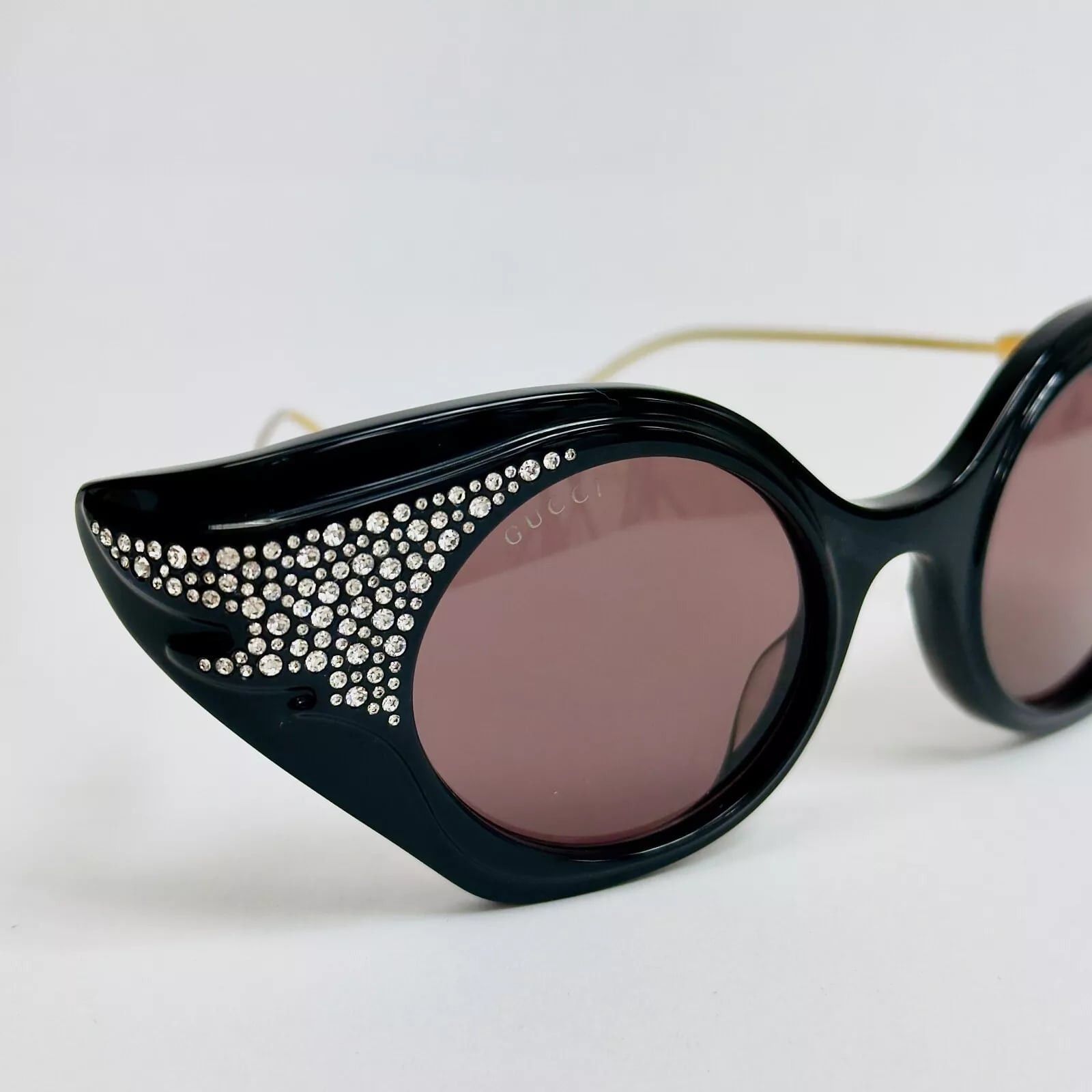 Gucci GUCCI HOLLYWOOD FOREVER 1327 Black Gg1327S Sunglasses 001 Size ONE SIZE - 7 Thumbnail
