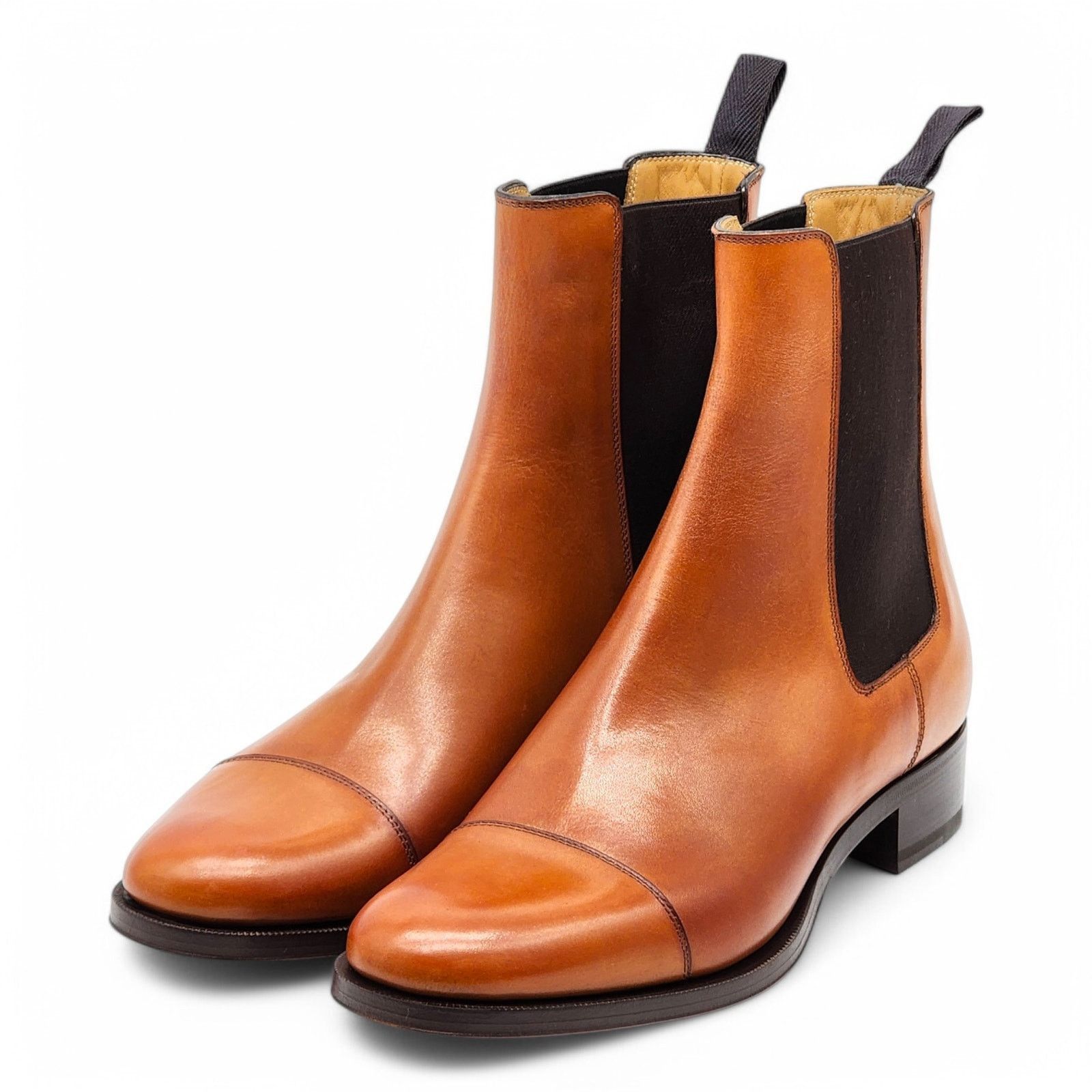 Christian Louboutin Antonio Chelsea Boots Brown Leather EU 40.5 US 7.5 NWB $1350 Size US 7.5 / EU 40-41 - 1 Thumbnail