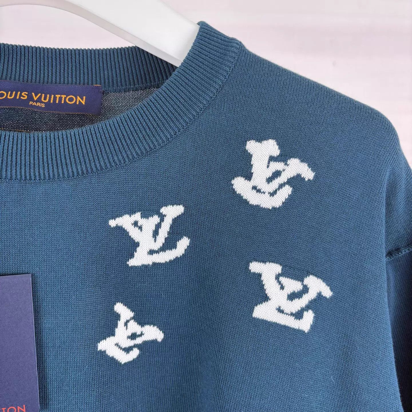 Louis Vuitton Louis Vuitton Pied Piper new 100% Cotton Knit SS XL Size US XL / EU 56 / 4 - 3 Thumbnail