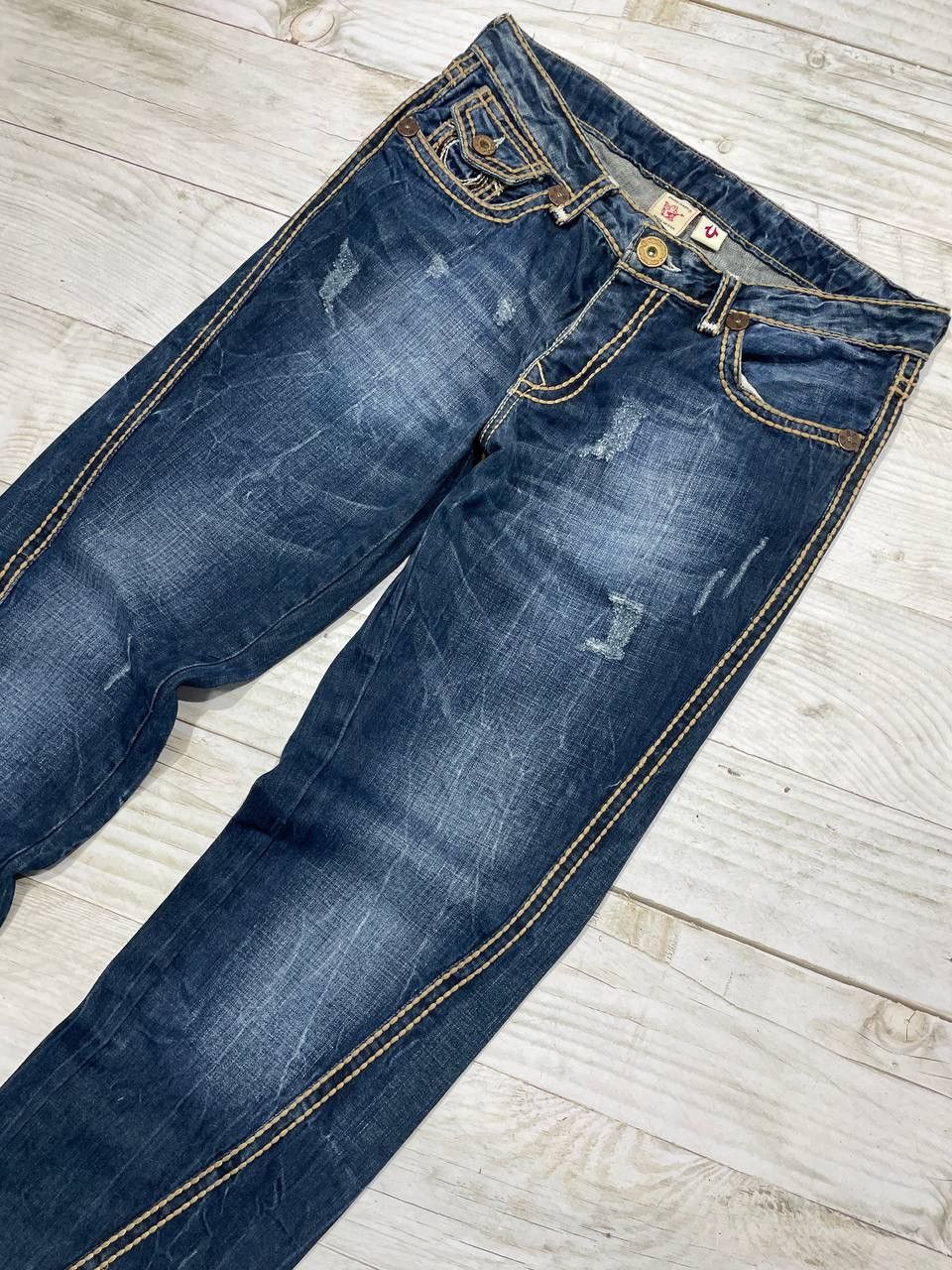 True Religion Vintage True Religion Denim Jeans Y2K Japan Baggy 90s Size US 34 / EU 50 - 6 Thumbnail