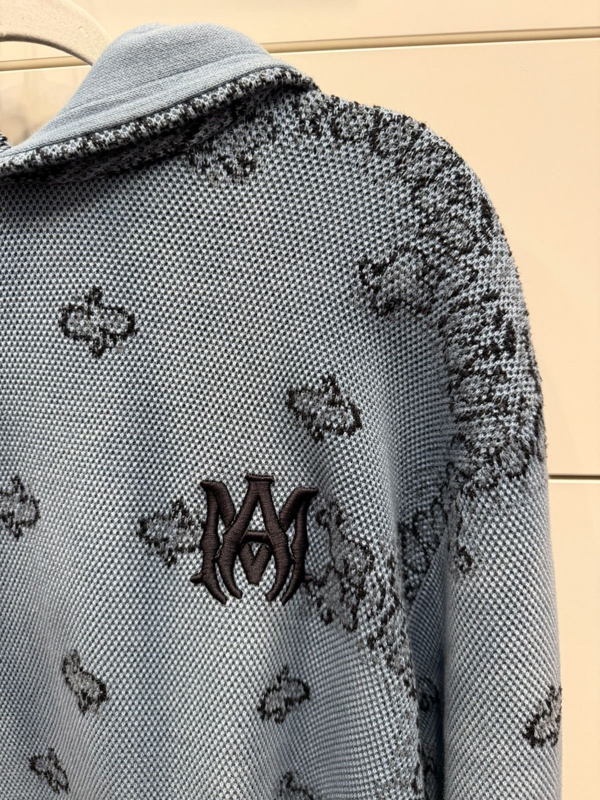 Amiri Amiri Bandana Print Hoodie Blue Size US M / EU 48-50 / 2 - 3 Thumbnail