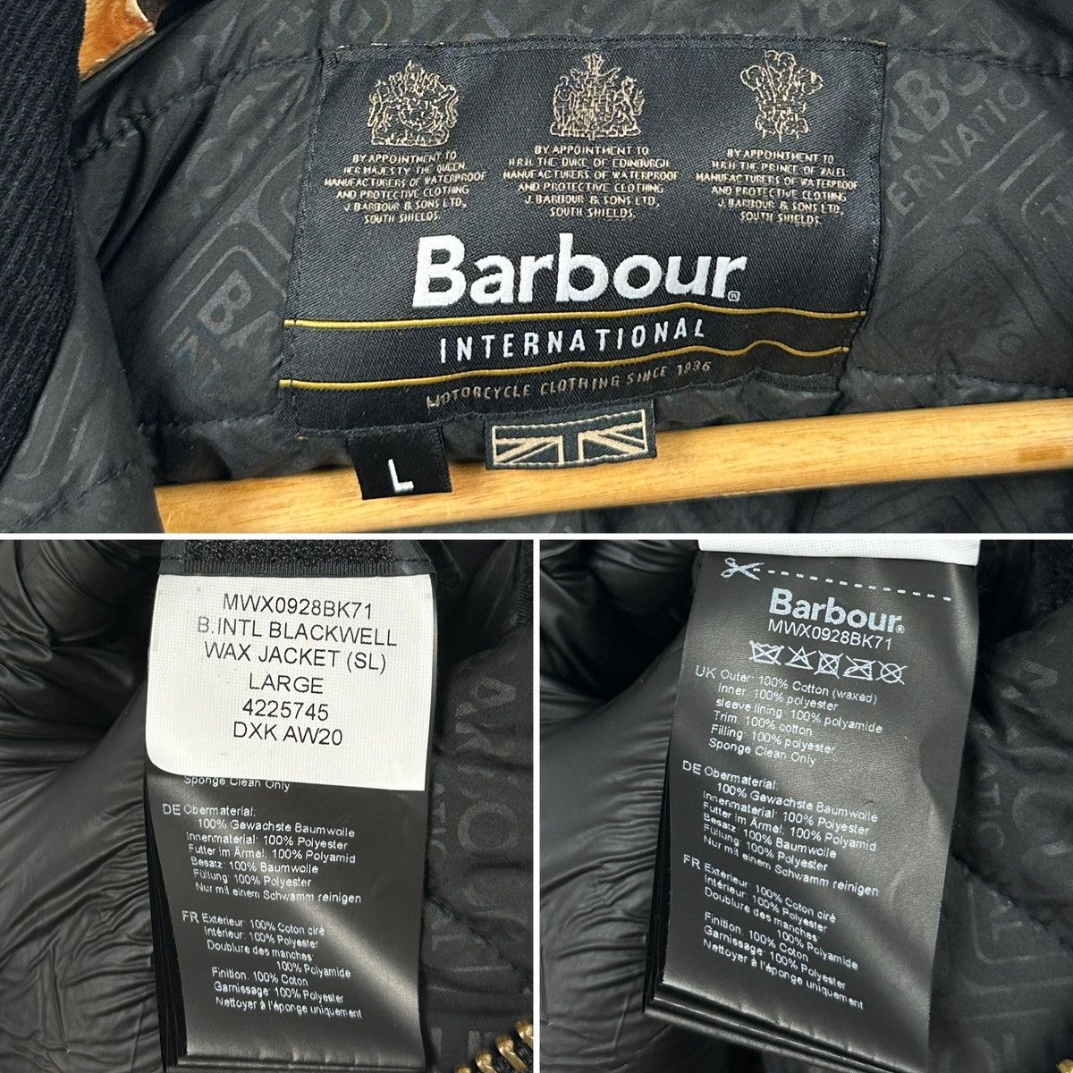 Barbour Barbour International Blackwell Waxed Motorcycle Jacket Size US L / EU 52-54 / 3 - 24 Thumbnail