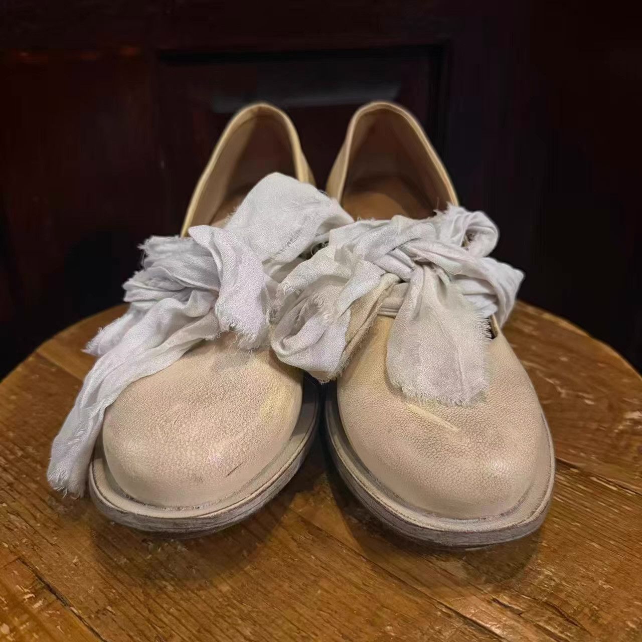 Cherevichkiotvichki cherevichkiotvichki White Ribbon Derby Shoes Ｑ25 Size US 5 / IT 35 - 1 Thumbnail