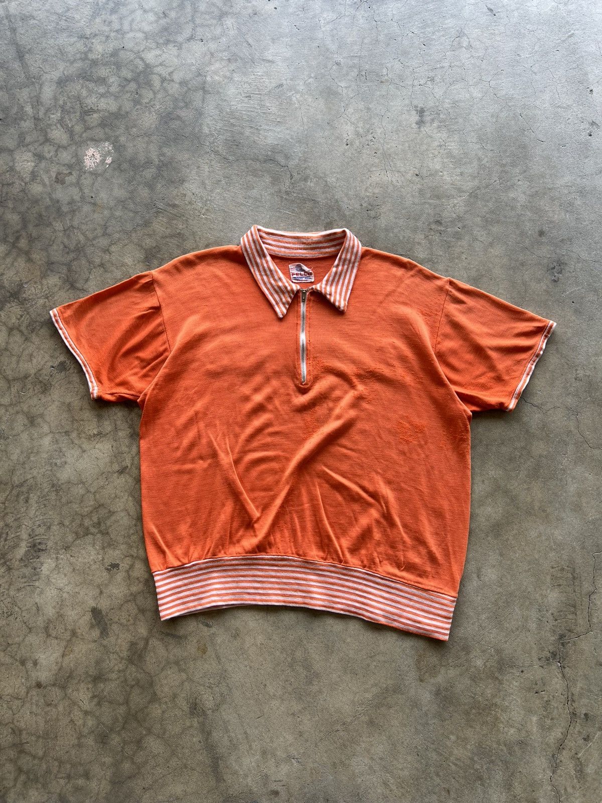 Vintage 1940’s Durene Quarter Zip Jersey Size US M / EU 48-50 / 2 - 1 Thumbnail