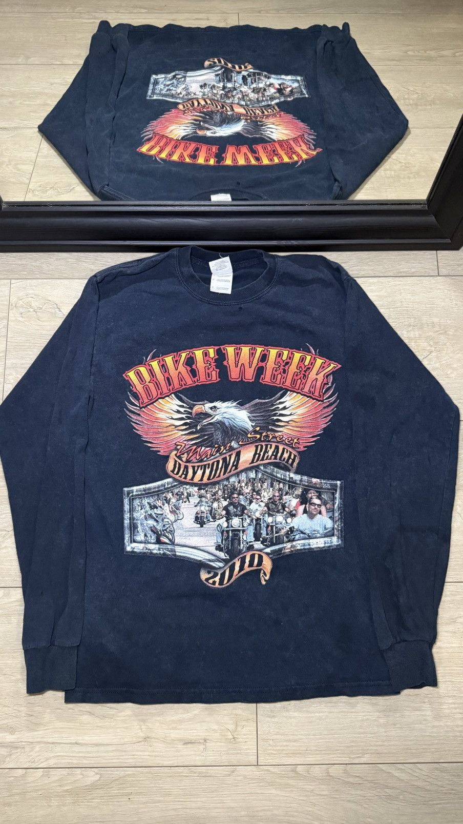 Harley Davidson Vintage / Y2K 2010 Bike Week Long Sleeve Shirt Size US S / EU 44-46 / 1 - 2 Thumbnail