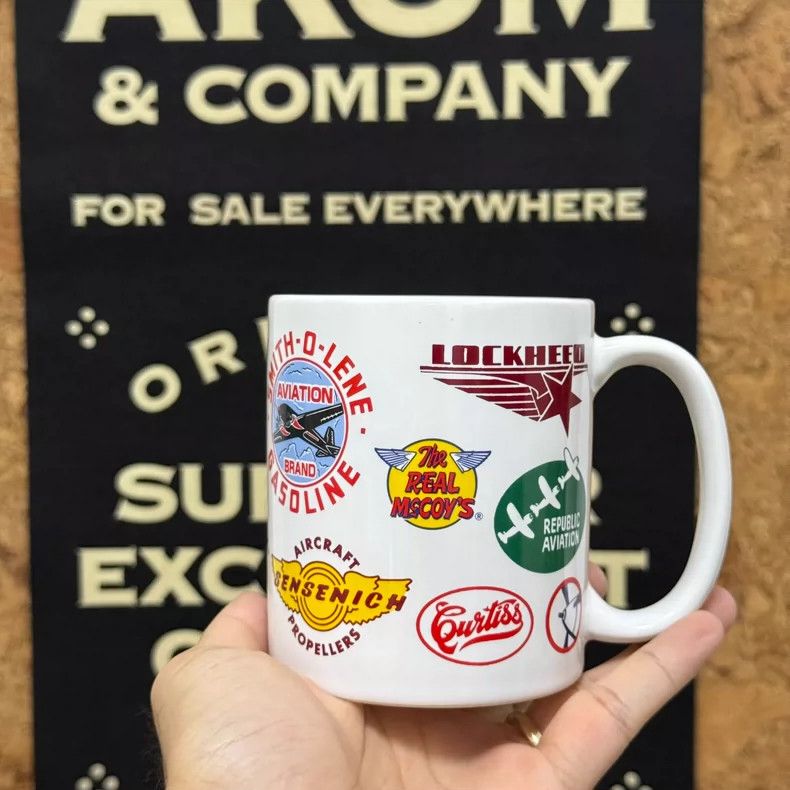 The Real McCoy's The REAL McCOY'S Colorful Multi-Label Mug发布成功 Size ONE SIZE - 1 Thumbnail