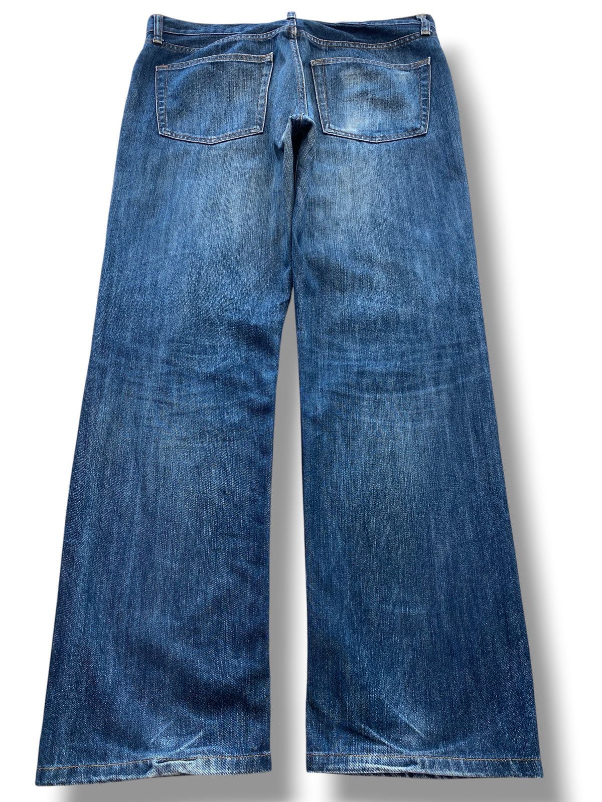 Uniqlo Uniqlo UJ Blue Wash Style Regular Fit Straight Size US 34 / EU 50 - 3 Thumbnail