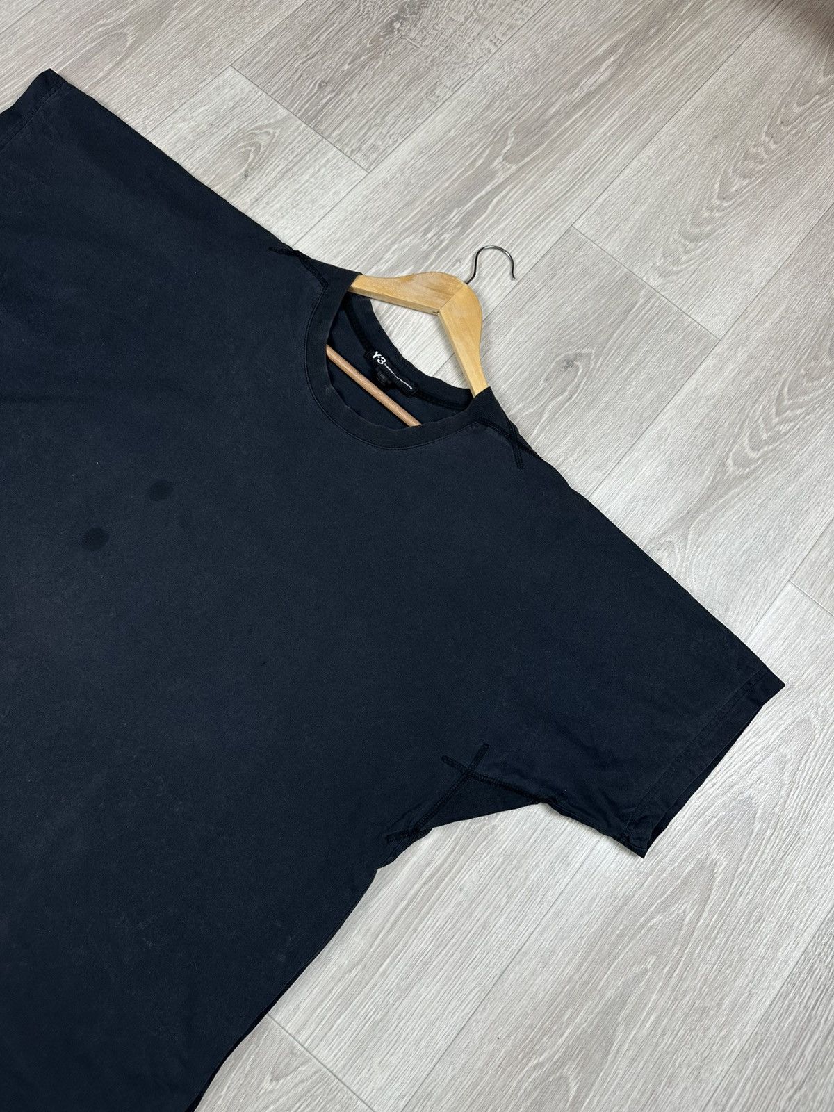 Adidas Adidas Y-3 Yohji Yamamoto Distressed T-Shirt Size US L / EU 52-54 / 3 - 7 Thumbnail