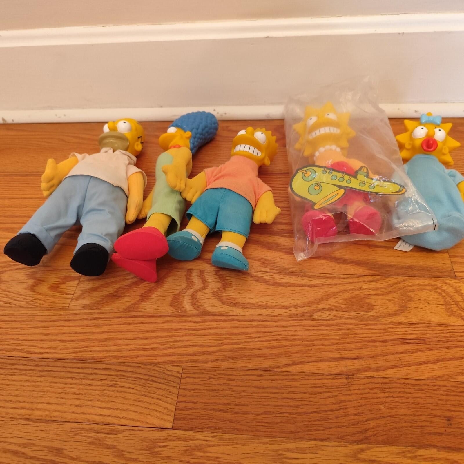 Other The Simpsons 1990 Plush Dolls Figures Set of 5 Vintage Size ONE SIZE - 7 Thumbnail